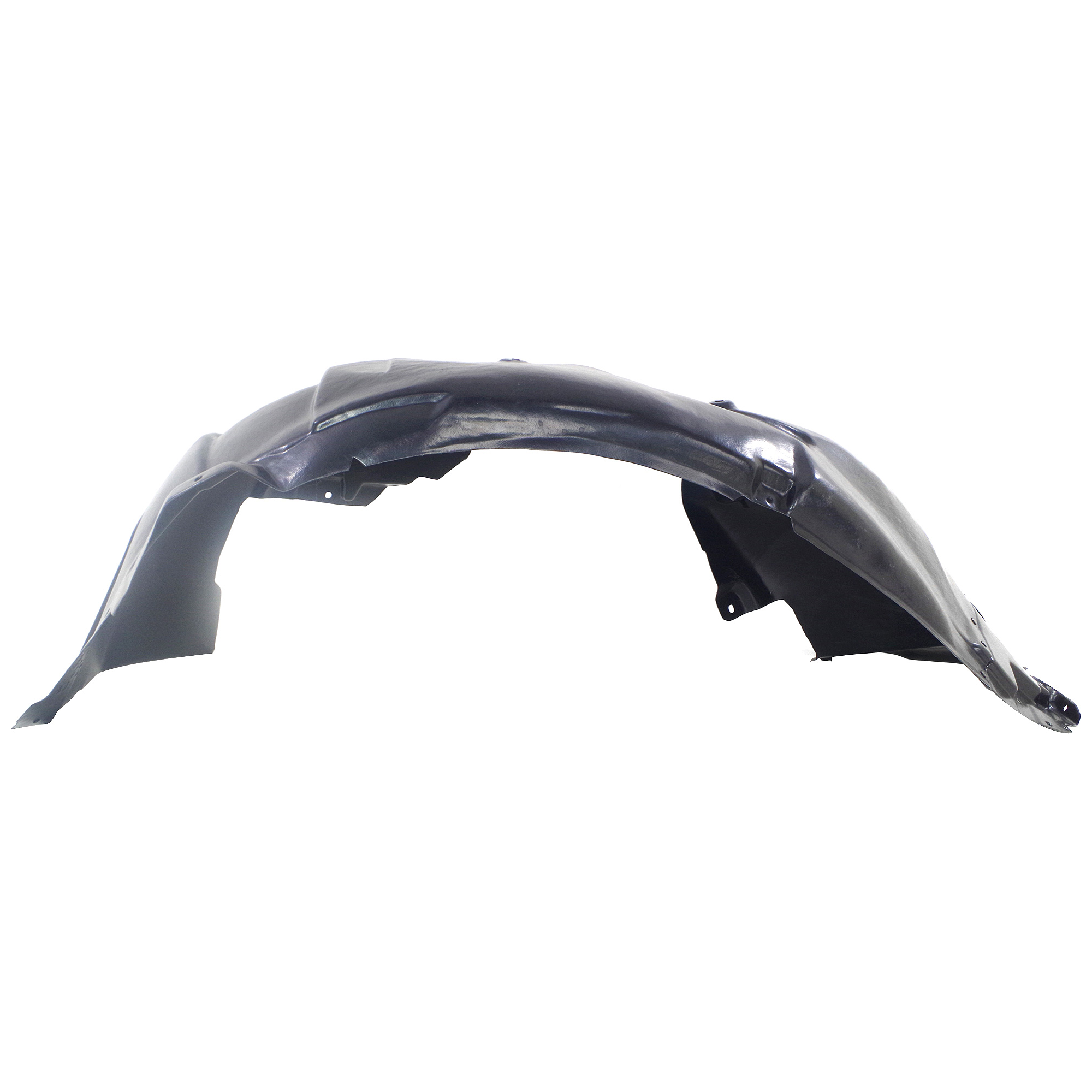 AM MUSTANG 15-17 FRONT FENDER LINER LH Plastic Injection Form Exc. Shelby Model Conv Cpe w o High Performance Package CAPA SKU REPF222158Q Partslink FO1248165C OEM FR3Z16103A