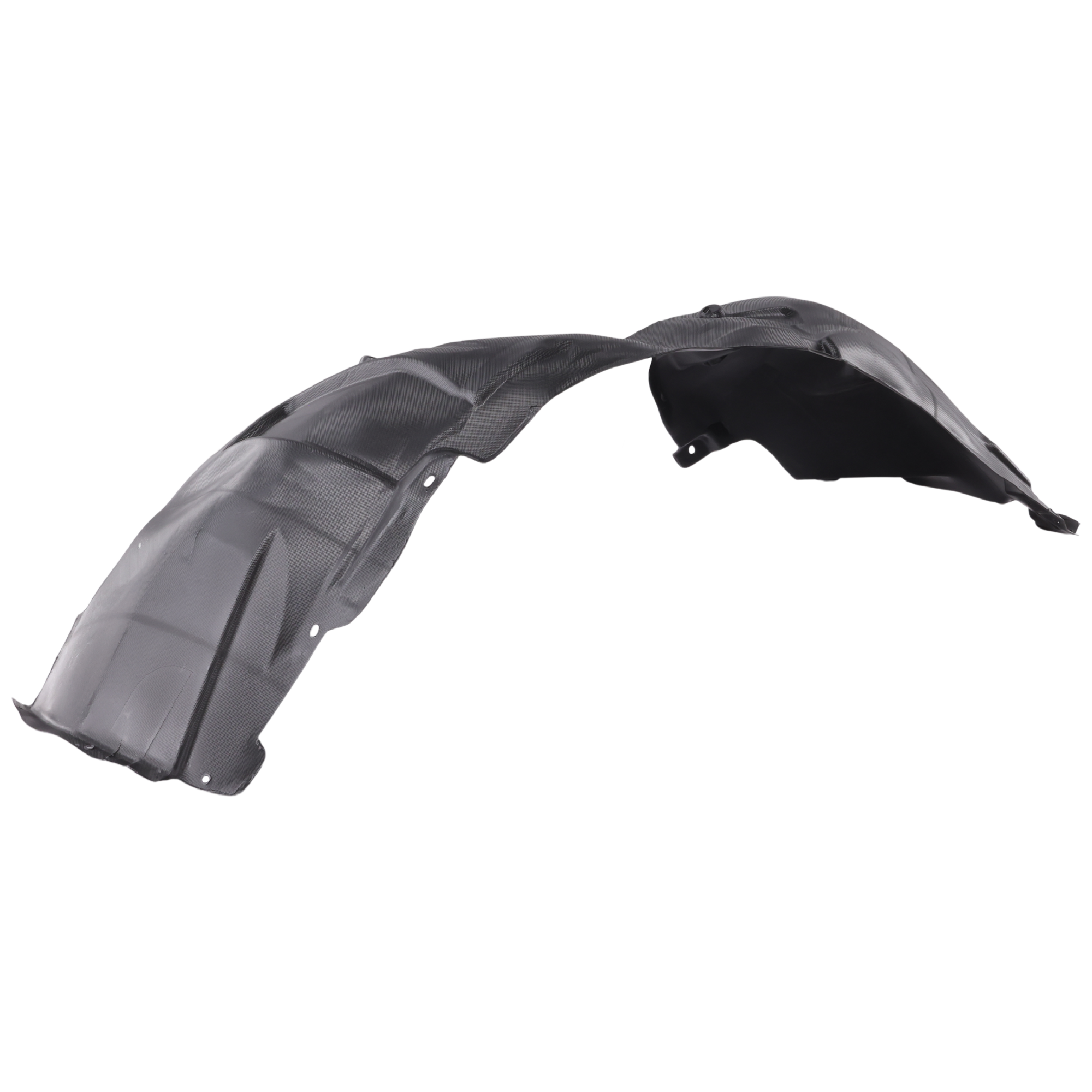 AM MUSTANG 15-17 FRONT FENDER LINER LH Plastic Injection Form Exc. Shelby Model Conv Cpe w o High Performance Package SKU REPF222158 Partslink FO1248165 OEM FR3Z16103A