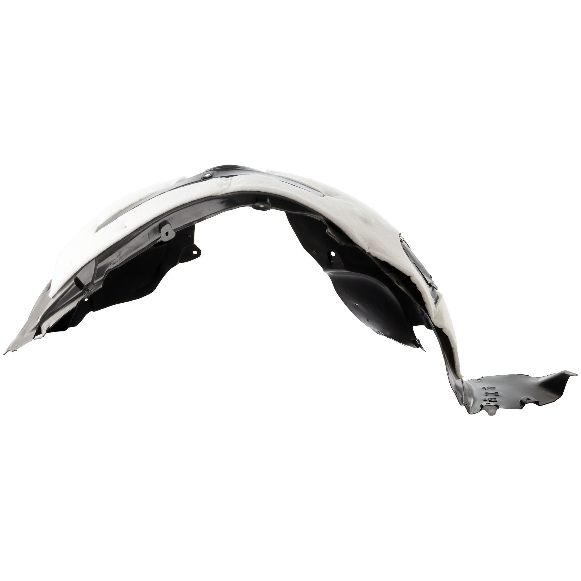 AM EXPLORER EXPLORER POLICE 16-19 FRONT FENDER LINER RH Vacuum Form SKU REPF222165 Partslink FO1249178 OEM FB5Z16102E FB5Z16102B