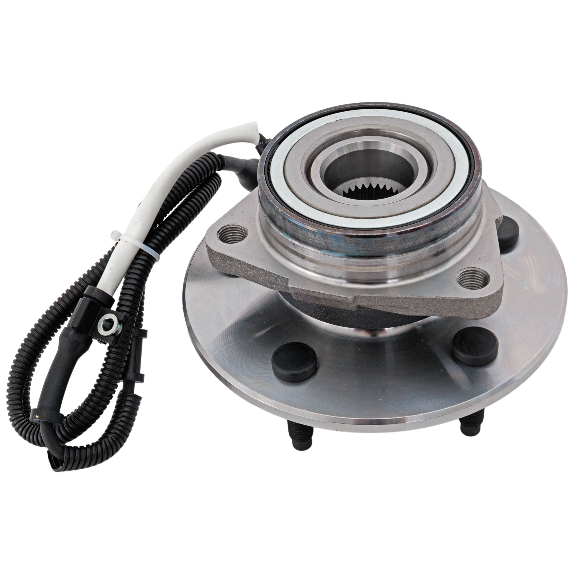 AM EXPEDITION 97-99 FRONT HUB ASSEMBLY RH=LH 5 Studs 5 x 135.03 mm Bolt Pattern 3 Bolt Modified Triangular SKU REPF283716 OEM XL1Z1104AE