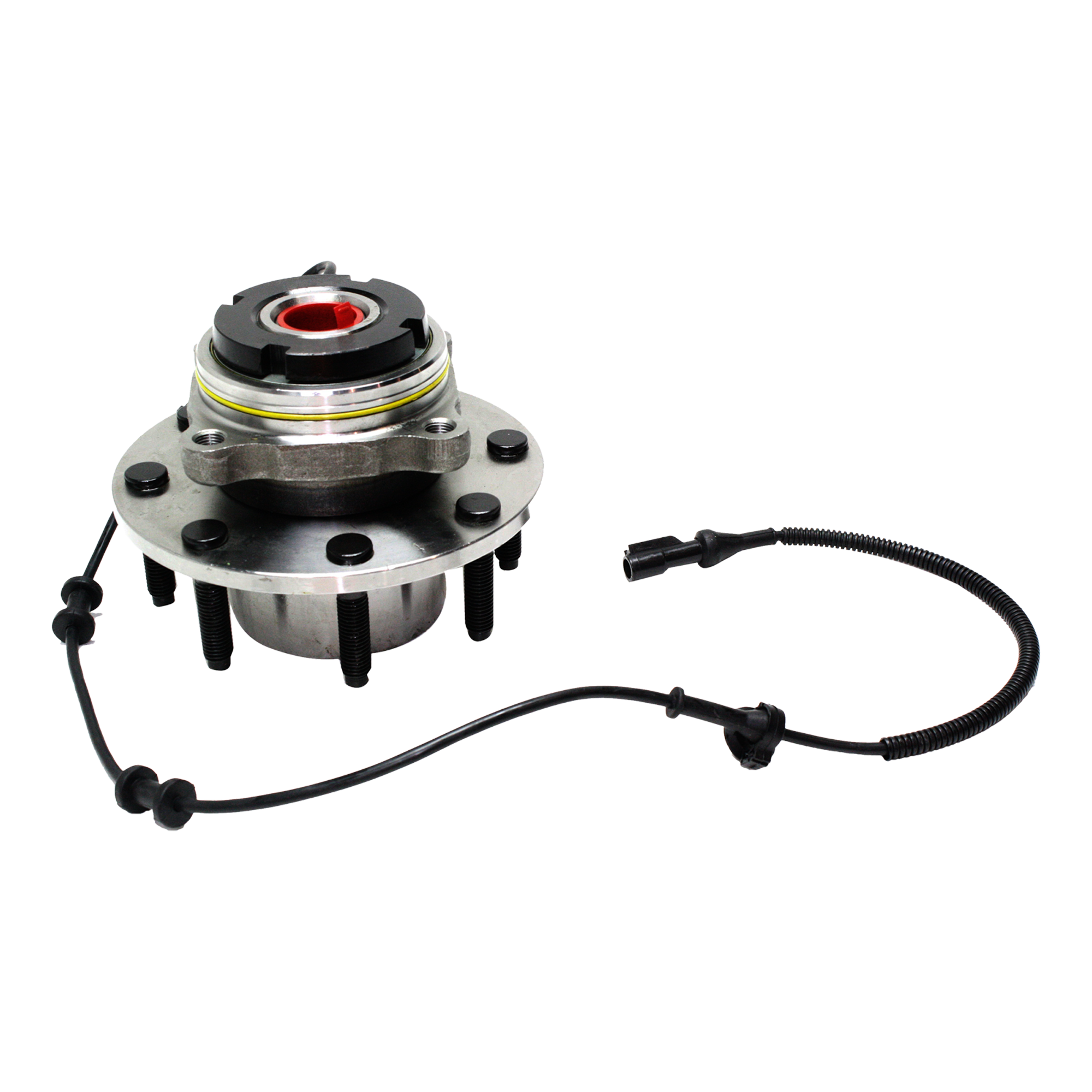AM F SUPER DUTY PICKUP 99-99 FRONT HUB ASSEMBLY RH=LH 8 Studs 4WD 4 Wheel ABS Single Rear Wheels Coarse Thread Studs SKU REPF283722 OEM F81Z1104BE