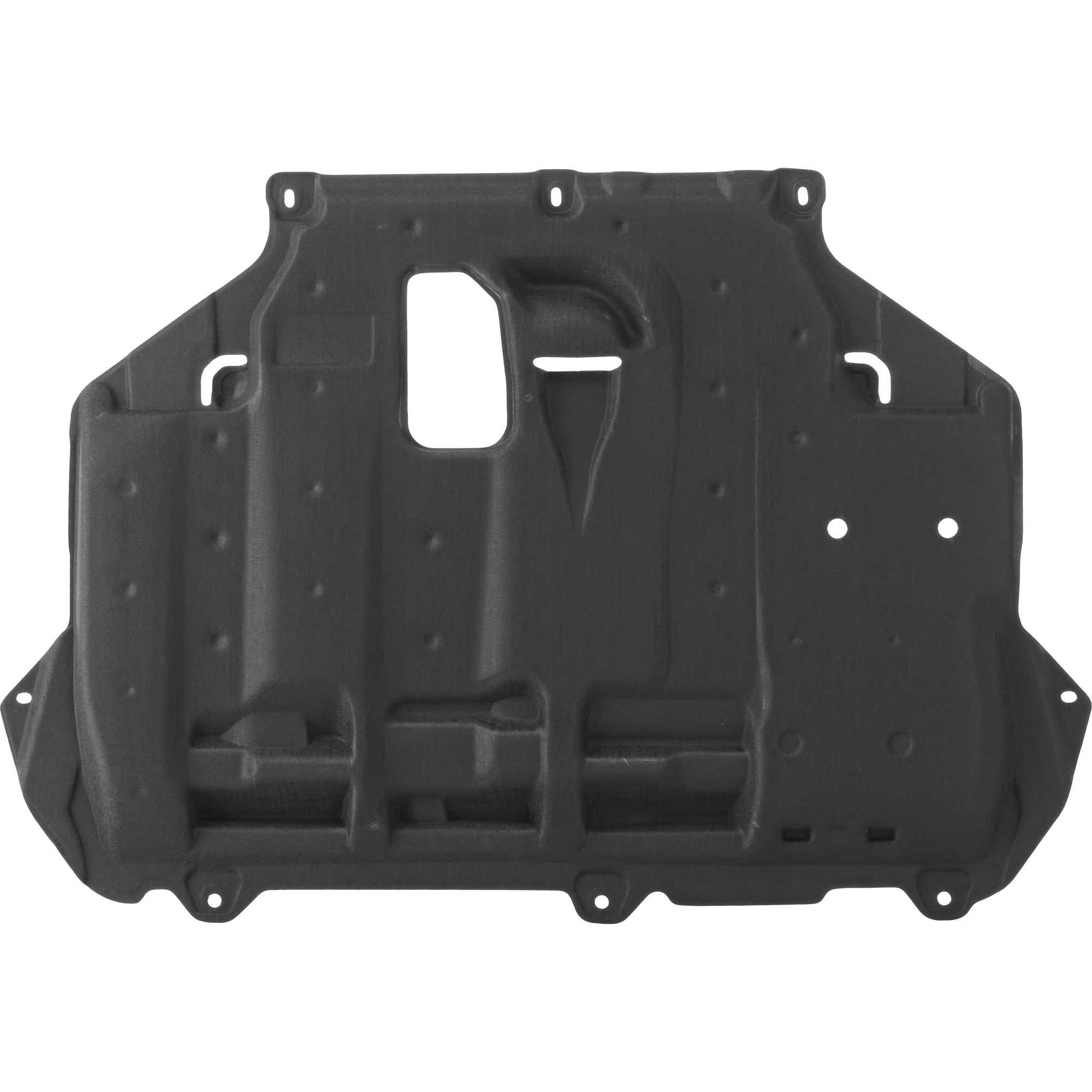 AM FOCUS 12-18 ENGINE SPLASH SHIELD Under Cover Center 2.0L Eng w o Turbo SKU REPF310130 Partslink FO1228121 OEM AV6Z6P013A