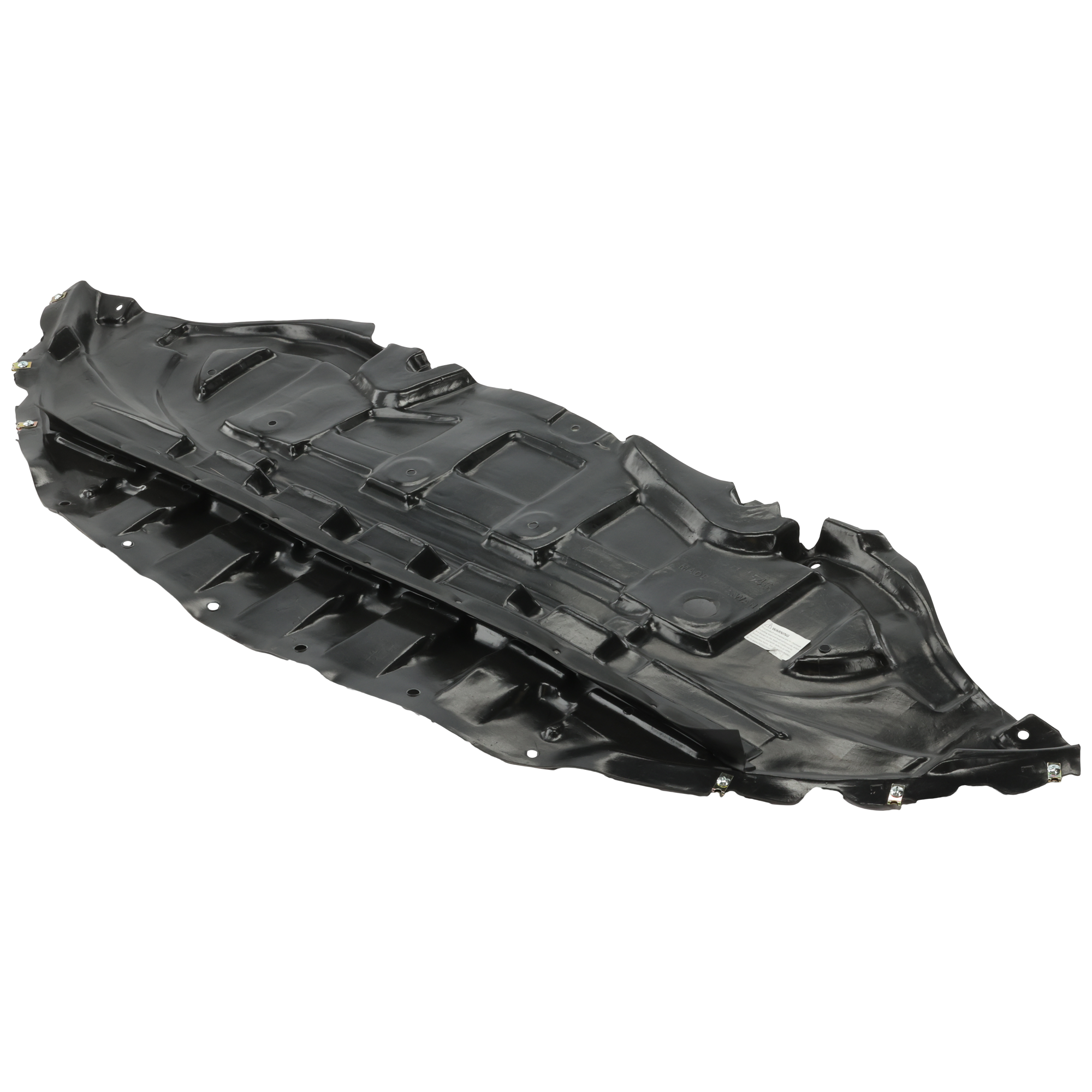 AM MUSTANG 13-14 ENGINE SPLASH SHIELD Under Cover Stone Deflector Base GT w o California Edition Models SKU REPF310139 Partslink FO1228130 OEM DR3Z17626B