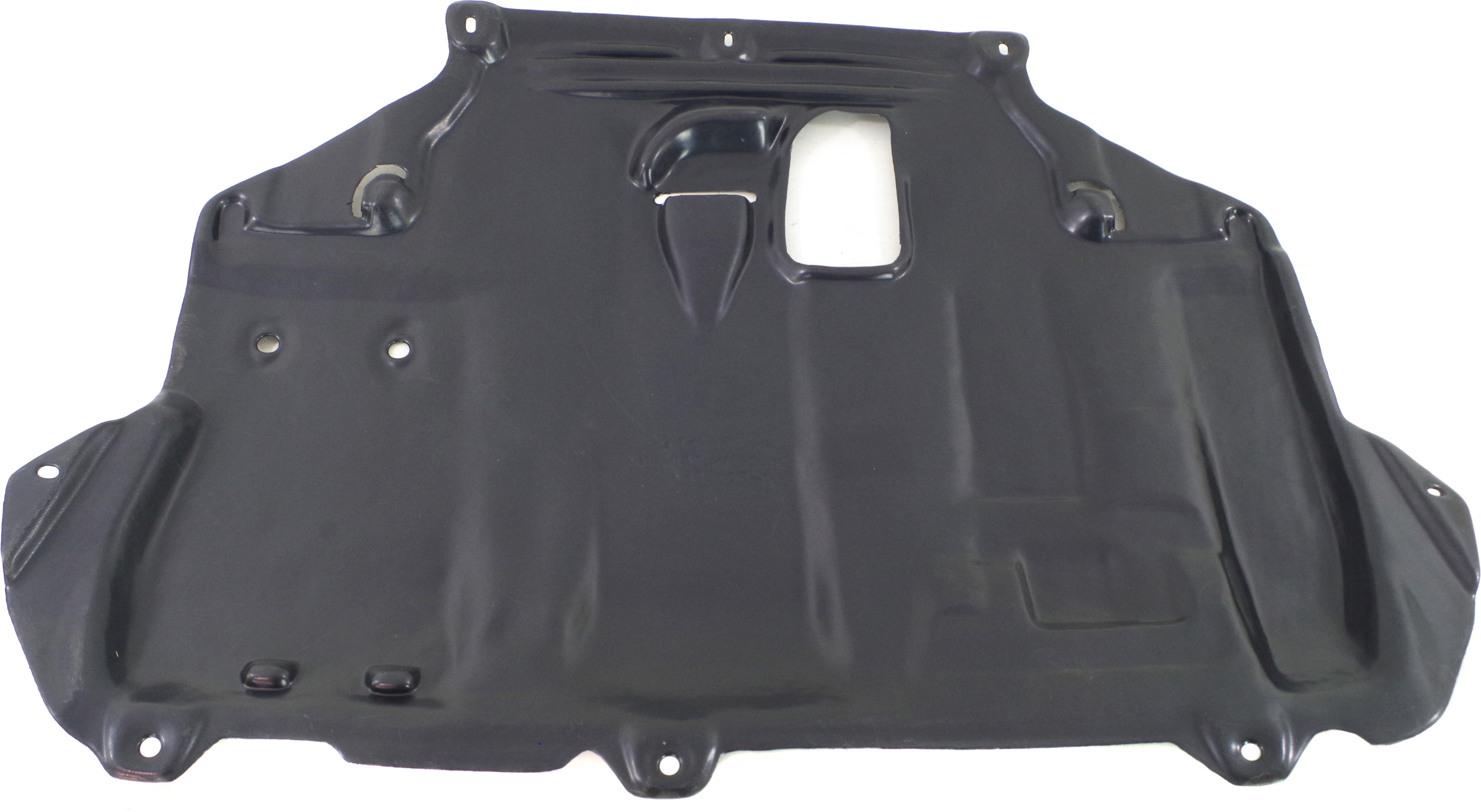 AM TRANSIT CONNECT 14-16 ENGINE SPLASH SHIELD Under Cover Rear 1.6L Turbo Eng Van Wgn Fr 4-8-14 SKU REPF310144 Partslink FO1228135 OEM F1FZ6P013A