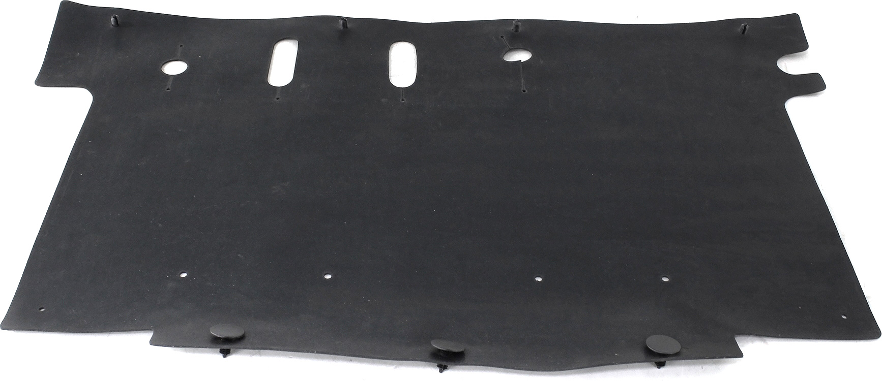 AM F 150-11-14 ENGINE SPLASH SHIELD Front Lower Under Cover Air Deflector Dearborn and Kansas City Plant SKU REPF310146 Partslink FO1228136 FO1218116 OEM BL3Z8327A BL3Z8327B
