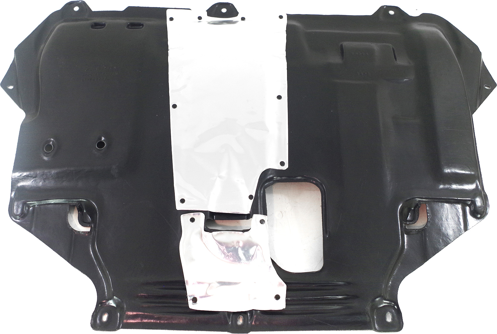 AM FOCUS 15-18 ENGINE SPLASH SHIELD Under Cover Rear 1.0L Turbo Eng Man Trans HB Sedan SKU REPF310149 Partslink FO1228139 OEM BV6Z6P013A