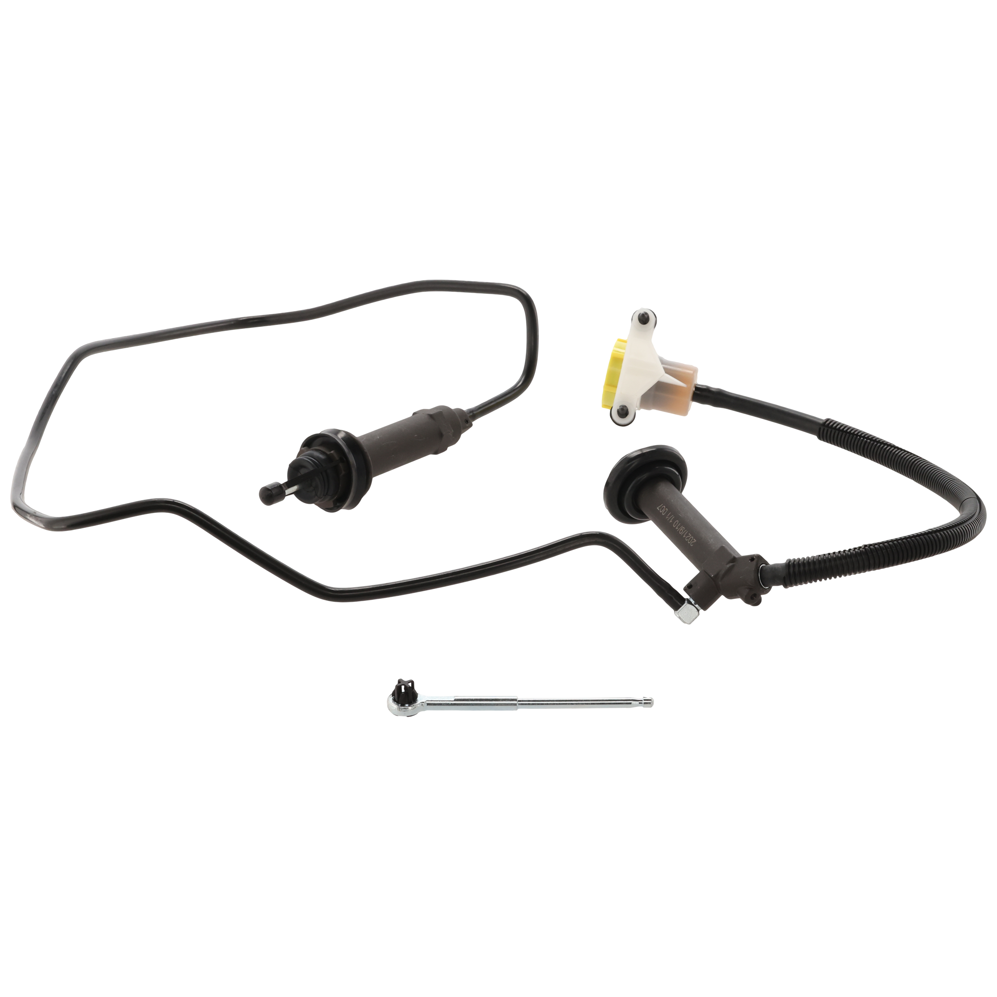 AM F SERIES SUPER DUTY PICKUP 99-07 CLUTCH MASTER AND SLAVE CYLINDER ASSEMBLY Remote Reservoir Diesel SKU REPF316002