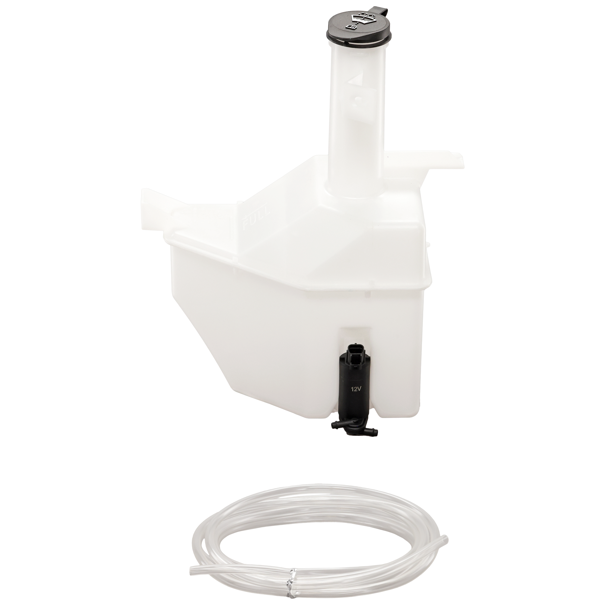 AM EXURSION 00-05 WASHER RESERVOIR Assy w Pump and Cap SKU REPF370513 Partslink FO1288117 OEM F81Z17618AB PFM