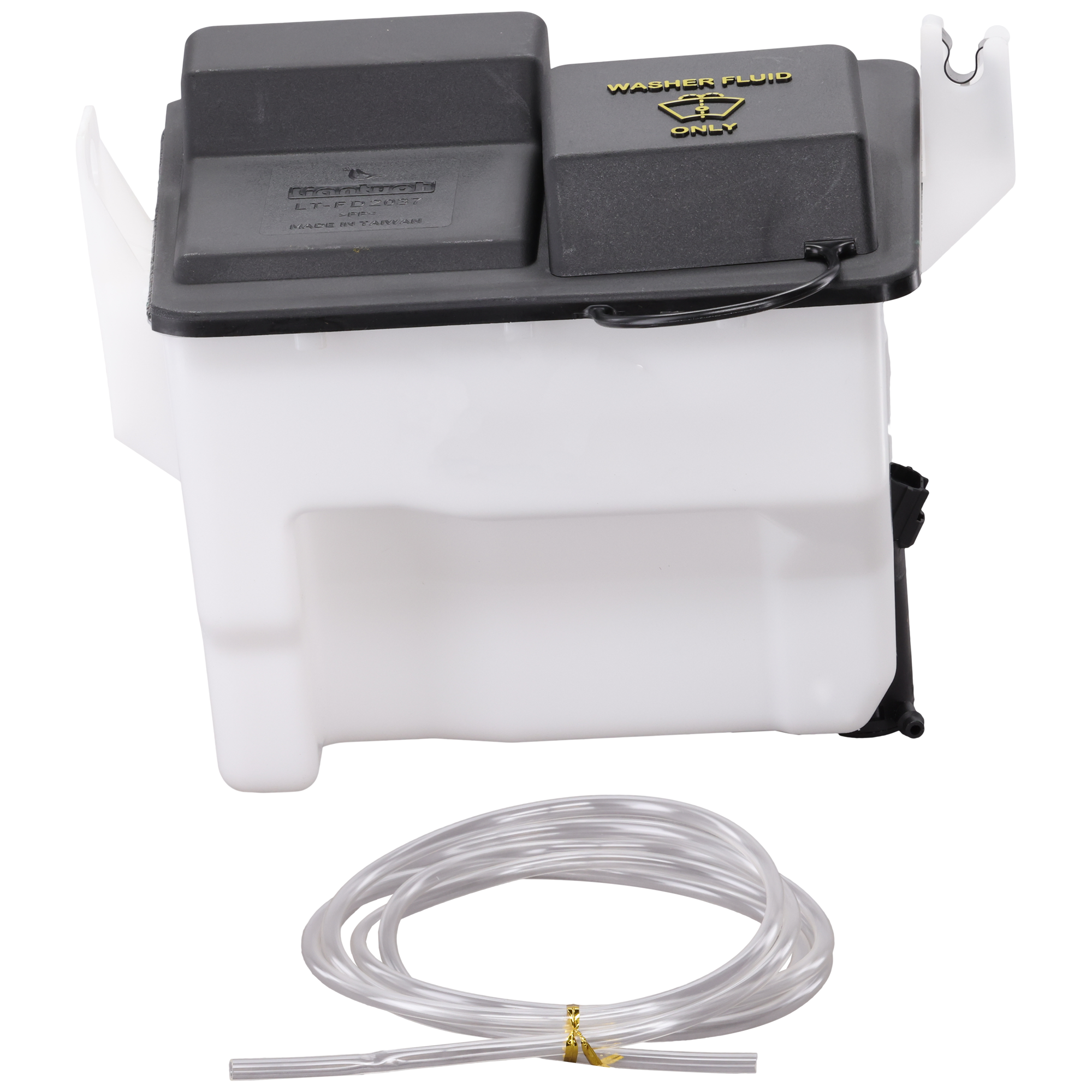AM F 150-98-04 WASHER RESERVOIR Assy w Pump and Cap Old Body Style SKU REPF370518 Partslink FO1288123 OEM 7L3Z17618A