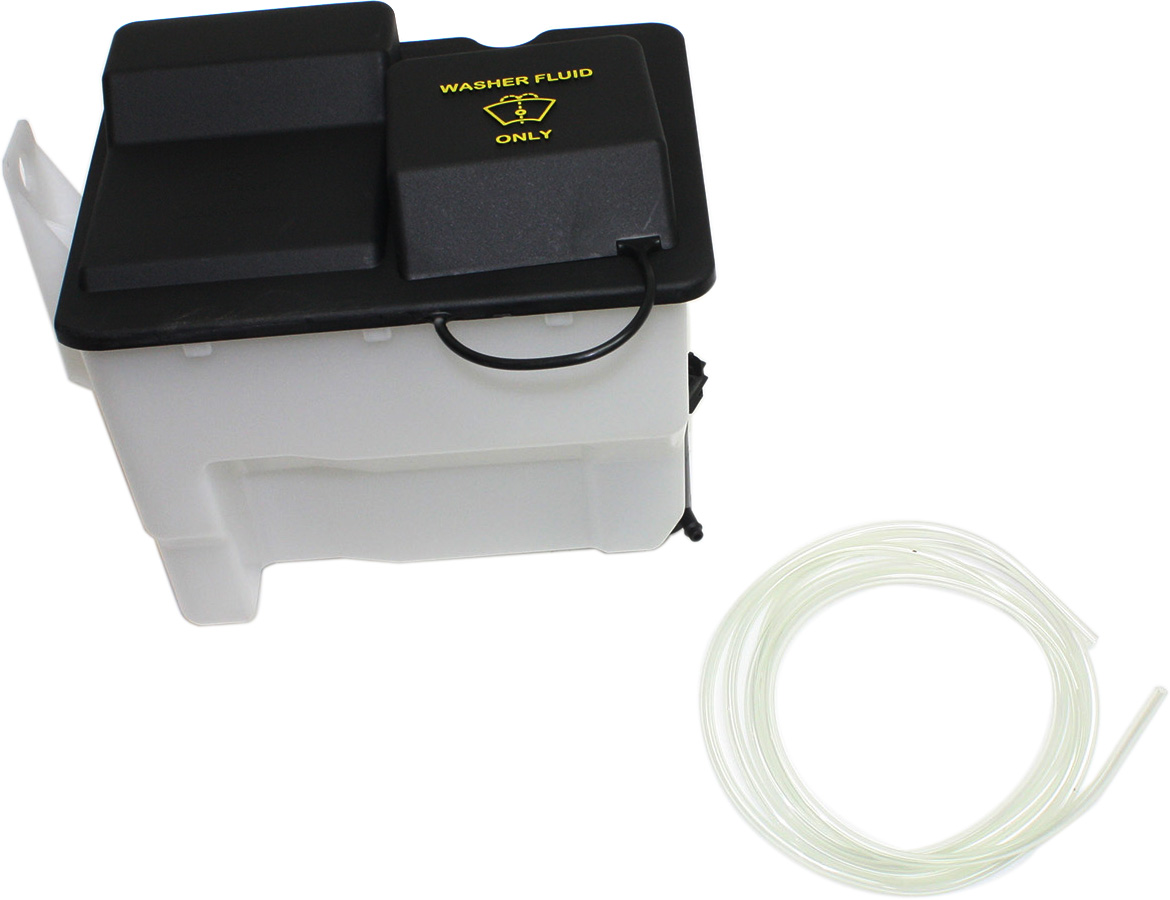 AM F 150-04-08 MARK LT 06-08 WASHER RESERVOIR Assy w Pump and Cap New Body Style SKU REPF370519 Partslink FO1288125 OEM 7L3Z17618AA