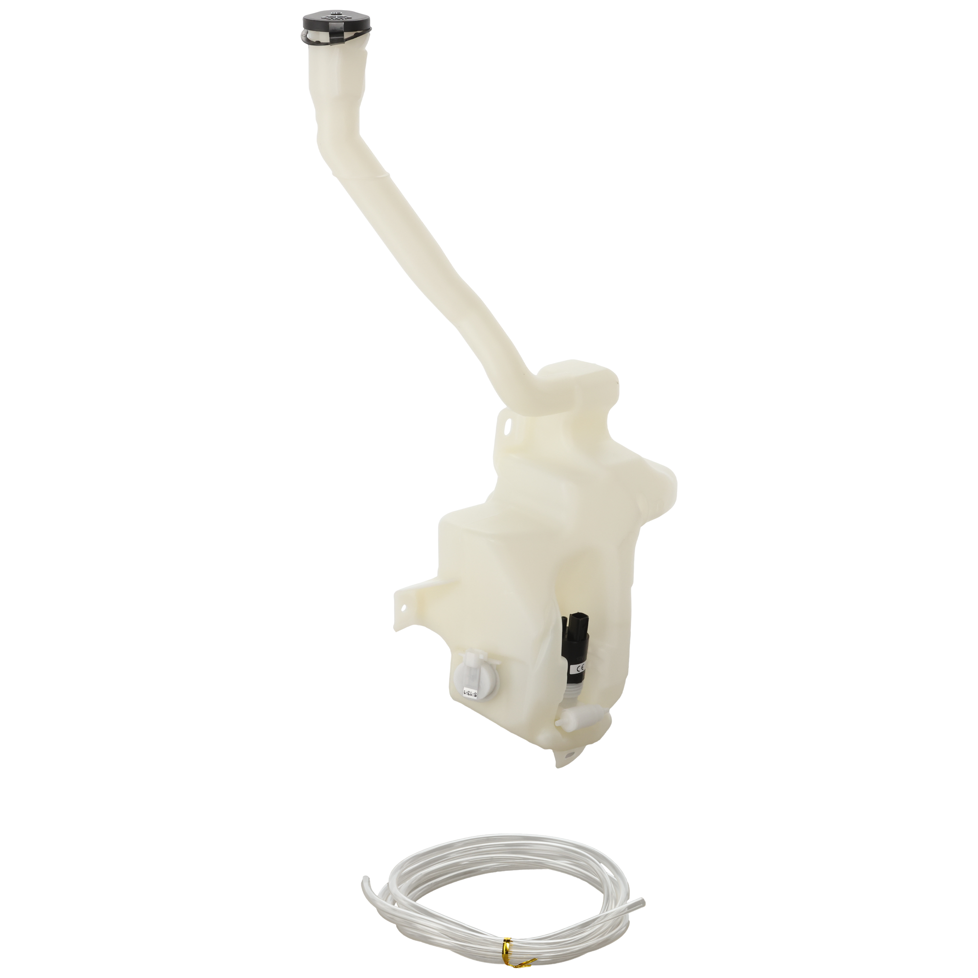 AM FLEX MKT 13-16 WASHER RESERVOIR Assy w Pump and Cap SKU REPF370530 Partslink FO1288161 OEM DA8Z17618B