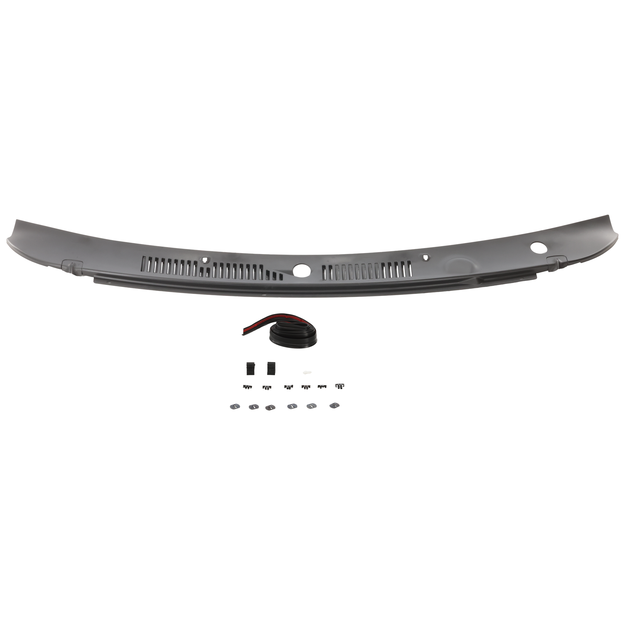AM MUSTANG 99-04 COWL GRILLE ABS Black SKU REPF400101 Partslink FO1270102 OEM 3R3Z6302228AAA