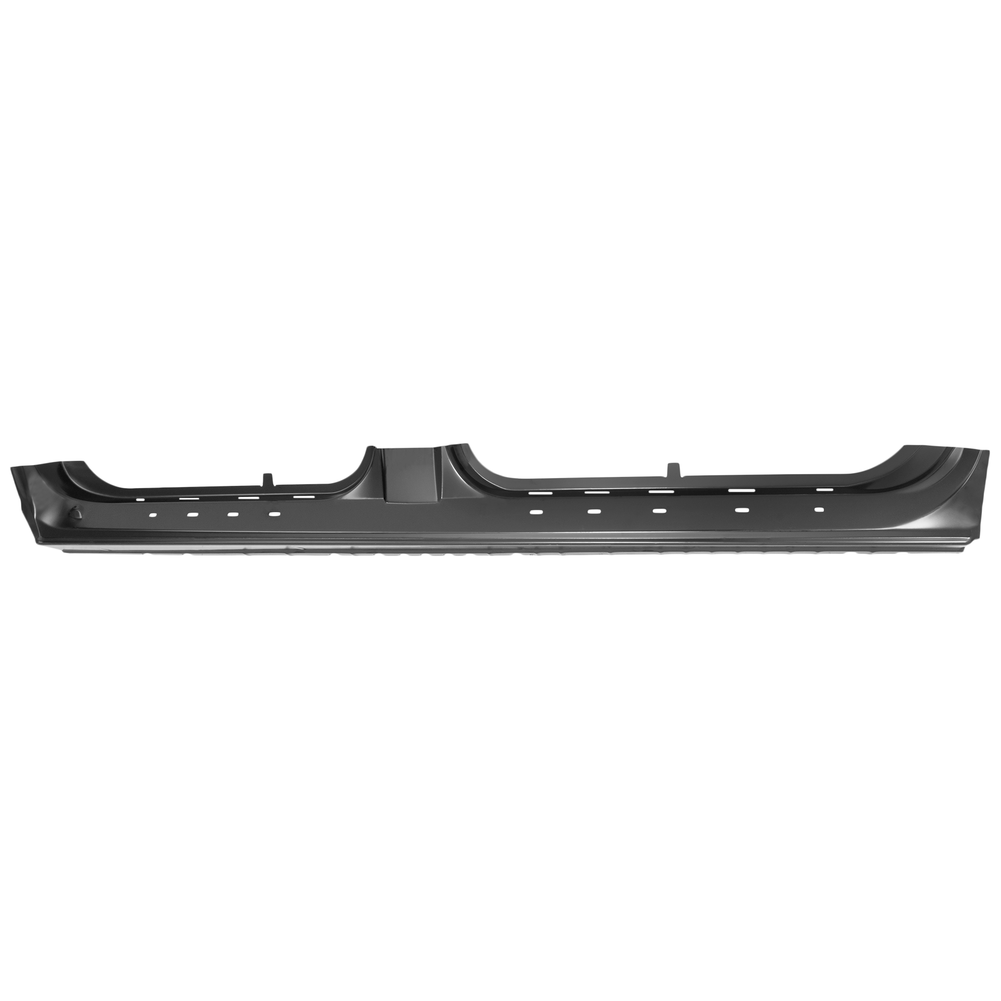 AM FORD PICKUP 01-04 ROCKER PANEL RH Crew Cab 77-1-8 x 8-3-16 x 7 Black SKU REPF430111