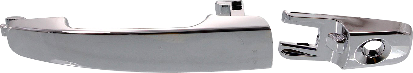 AM FOCUS 08-11 FRONT EXTERIOR DOOR HANDLE LH Chrome w Keyhole USA Type Handle+Cover SKU REPF462336 Partslink FDH010115 OEM 8S4Z5422404CA 8S4Z54218A14CA