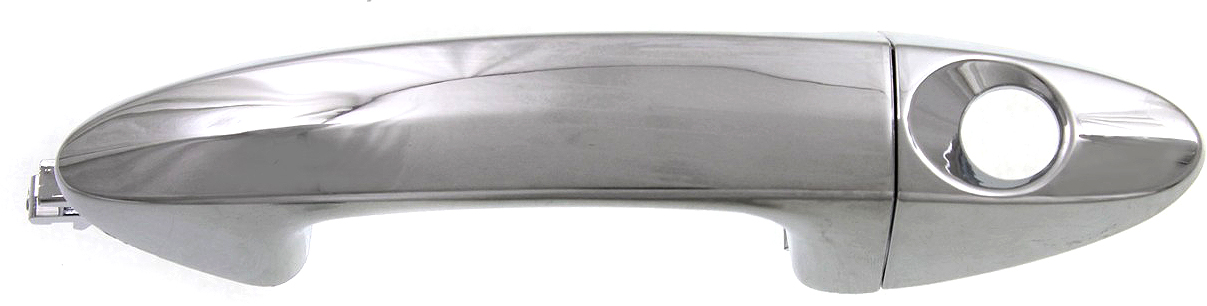 AM FIESTA 11-18 FRONT EXTERIOR DOOR HANDLE LH All Chrome w Keyhole Handle+Cover HB Sdn SKU REPF462352 OEM 8A61AA22404BCXWAA PFM