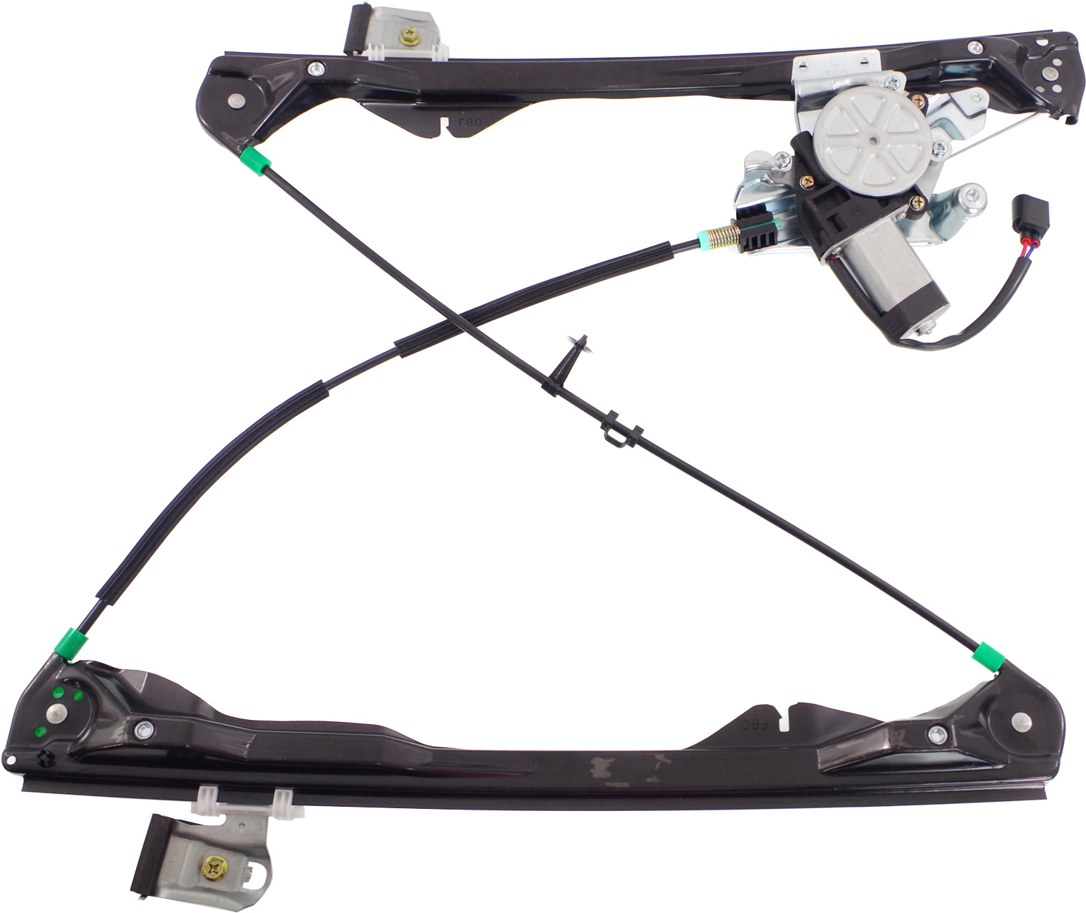 AM FOCUS 08-11 FRONT WINDOW REGULATOR LH Power w Motor 4 Door Sedan SKU REPF462968 Partslink FO1350190 OEM 8S4Z5423201BA