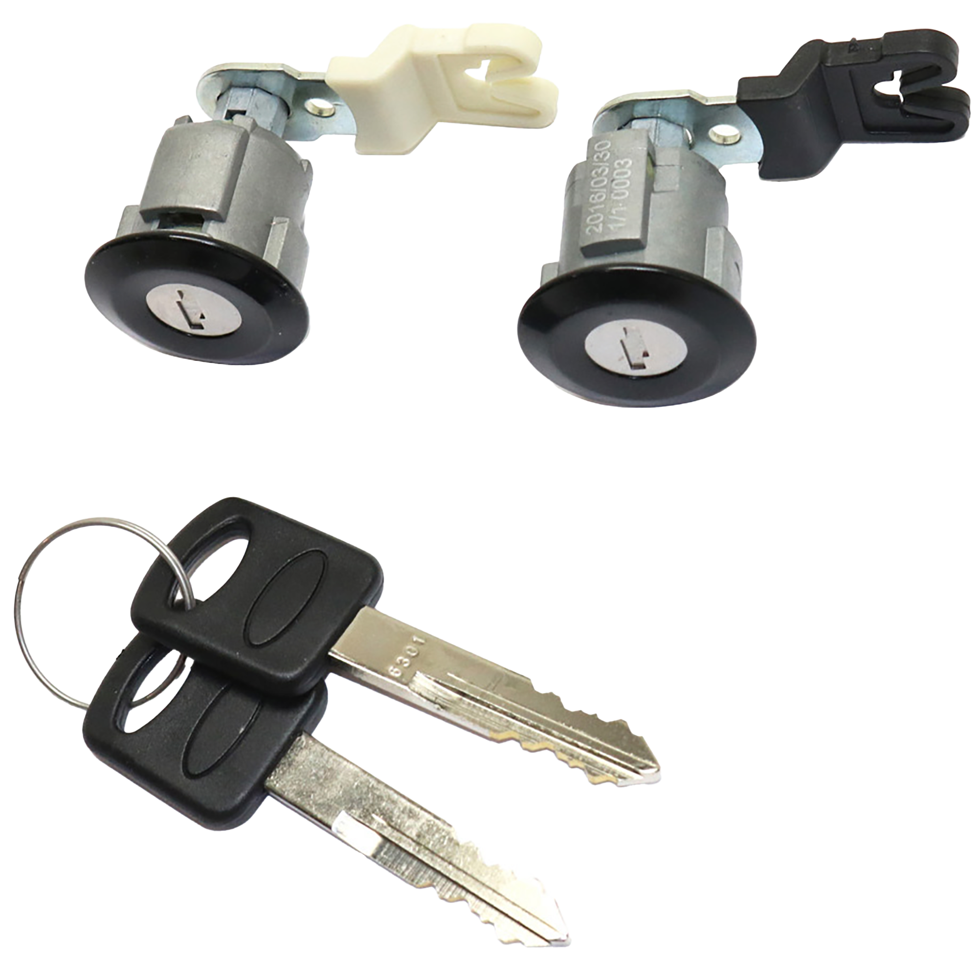 AM EXPLORER 96-04 F SERIES SUPER DUTY PICKUP 05-06 DOOR LOCK CYLINDER Black w Keys Kit SKU REPF465302