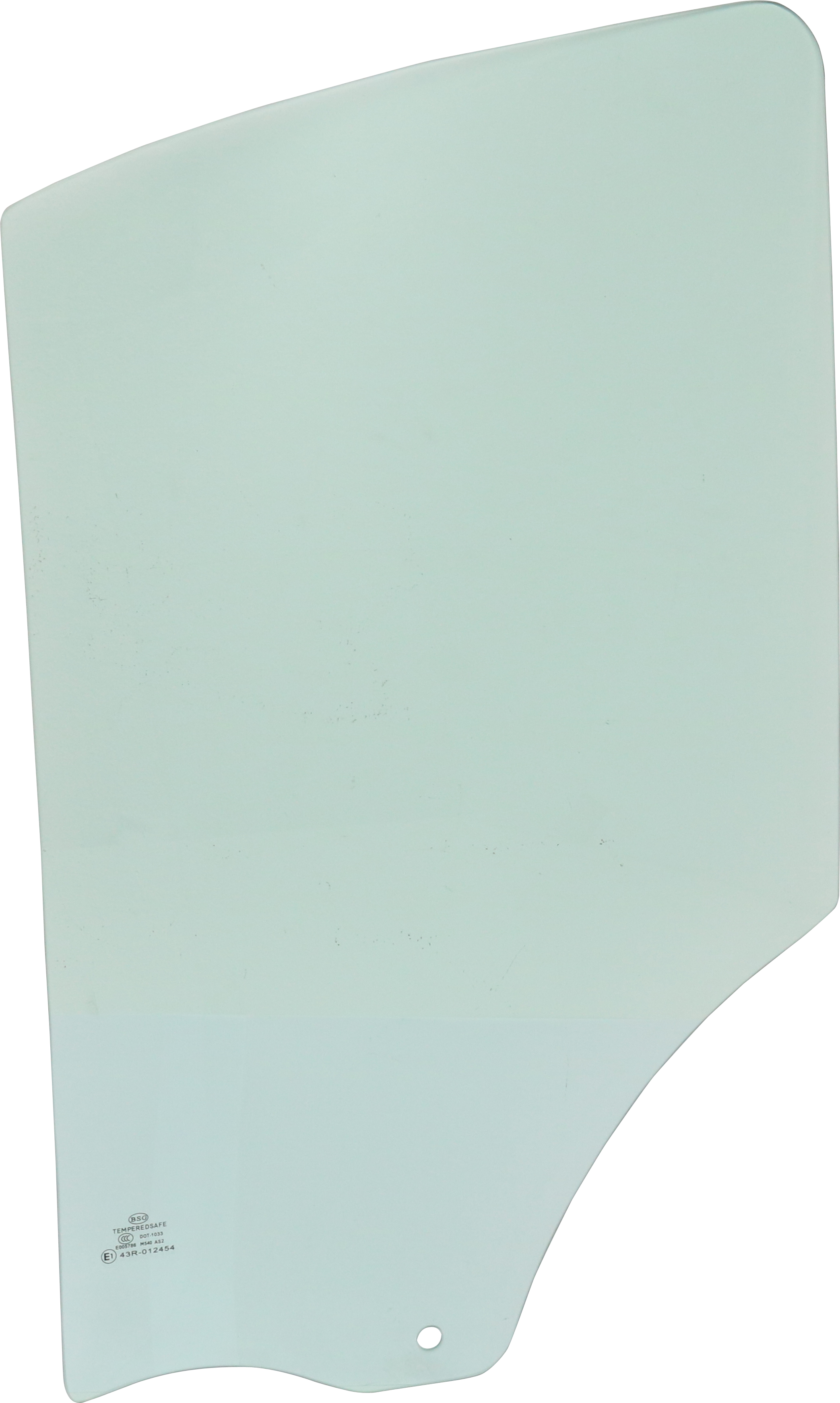 AM TRANSIT VAN 15-17 FRONT DOOR GLASS LH Green Tint 83.2 In. Roof SKU REPF480146