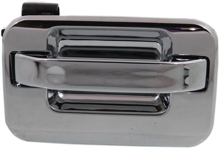 AM F 150-04-14 MARK LT 06-08 REAR EXTERIOR DOOR HANDLE RH All Chrome w Plastic Connector SKU REPF491309C Partslink FDH010042 OEM CL3Z1522404AB PFM