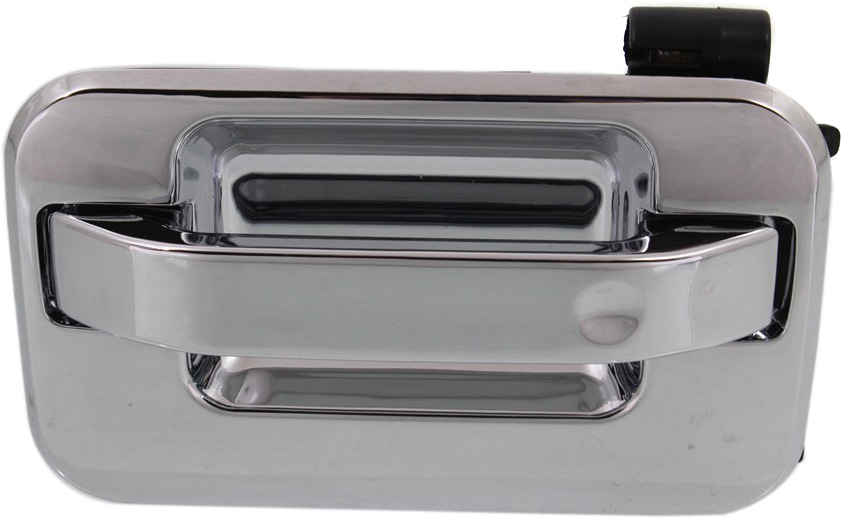 AM F 150-04-22 MARK LT 06-08 REAR EXTERIOR DOOR HANDLE LH All Chrome w Plastic Connector SKU REPF491310C Partslink FDH010041 OEM 8L3Z1522405AA PFM