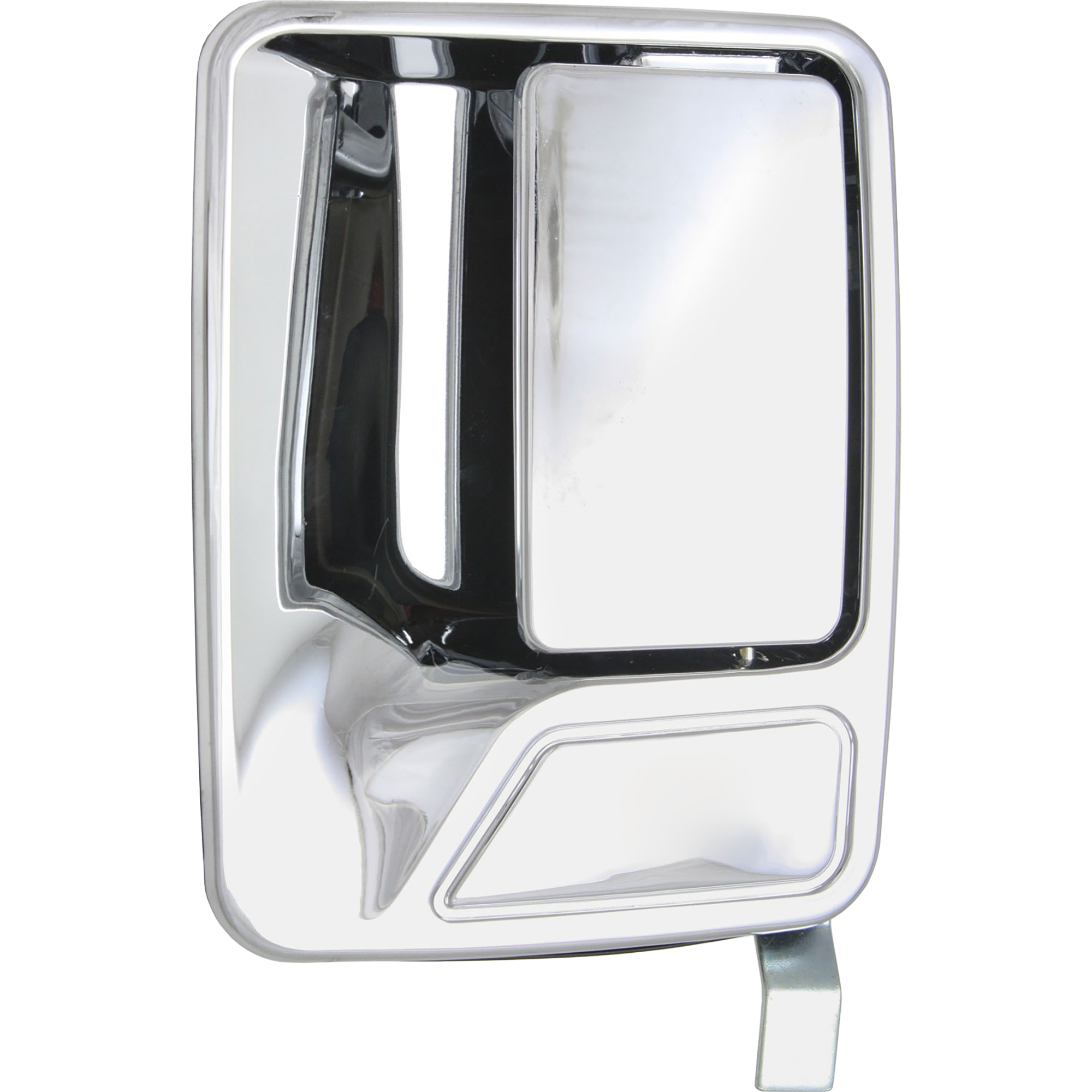 AM F SERIES SUPER DUTY 99-16 EXCURSION 00-05 REAR EXTERIOR DOOR HANDLE LH All Chrme w o Hole SKU REPF491318C OEM F81Z2626601AAB PFM