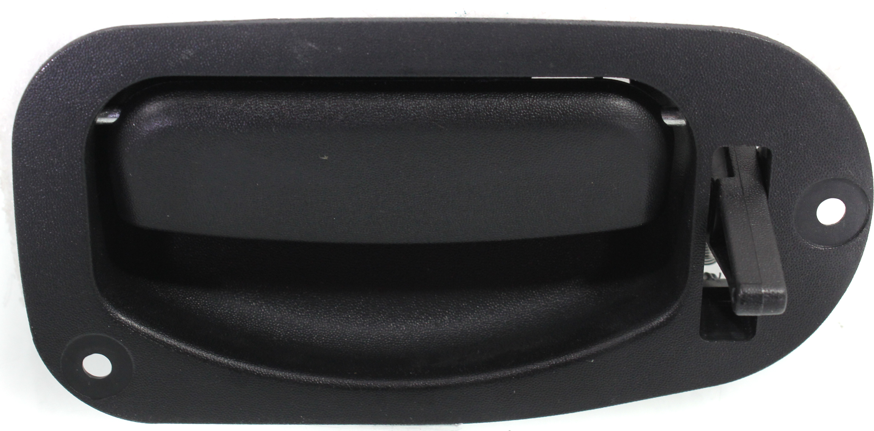 AM F 150-97-03 F 250-97-99 REAR INTERIOR DOOR HANDLE RH Outside Textured Black w o Keyhole SuperCab SKU REPF491321 OEM F65Z1826680A