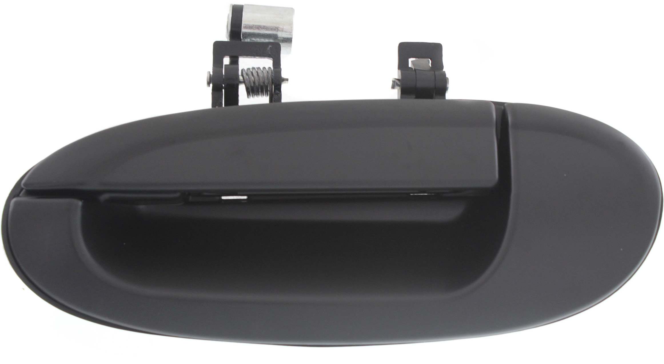 AM SABLE TAURUS 96-02 REAR EXTERIOR DOOR HANDLE LH Smooth Black Plastic SKU REPF491504 OEM XF1Z5426605AAH YF1Z5426605AAH