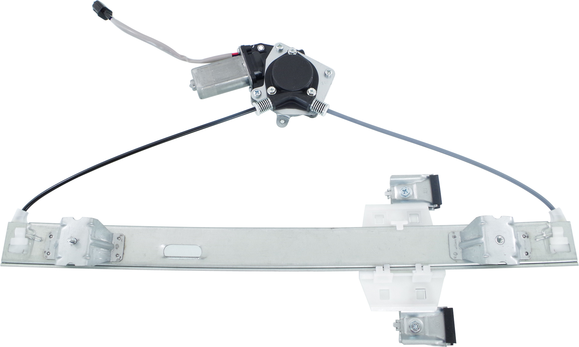 AM F 150-04-14 REAR WINDOW REGULATOR LH Power w Motor Extended Cab New Body Style SKU REPF491720 Partslink FO1550127 OEM AL3Z1827001A