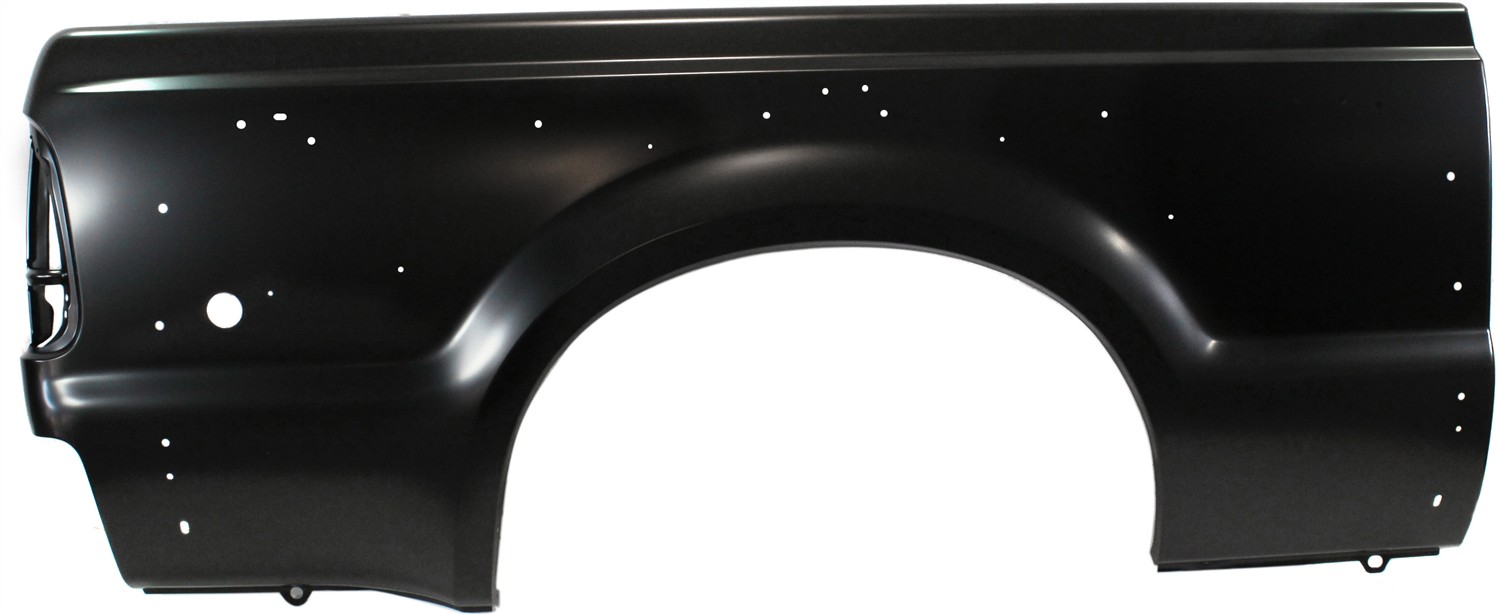 AM F SERIES SUPER DUTY P U 99-10 REAR TRUCK BEDSIDE PANEL RH Primed 7 ft. Bed Dual Rear Wheels SKU REPF552131 Partslink FO1621101 OEM XC3Z9927840AA