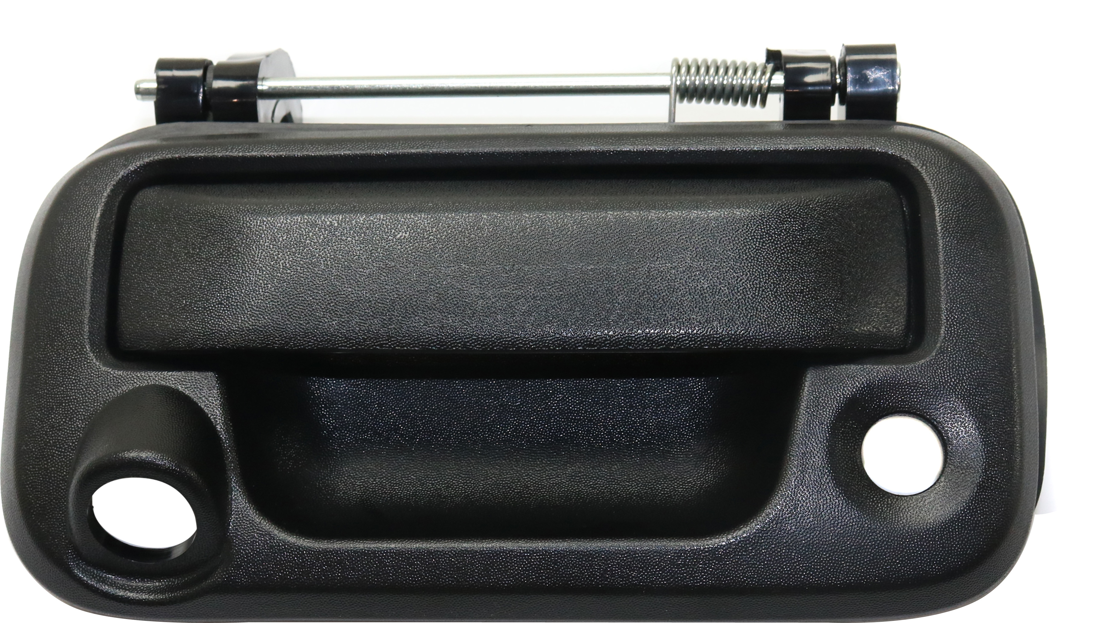 AM F 150-04-14 SUPER DUTY 08-16 TAILGATE HANDLE Textured Blk w Camera hole w Key Hole SKU REPF580701 Partslink FO1915123 OEM 8L3Z9943400AC
