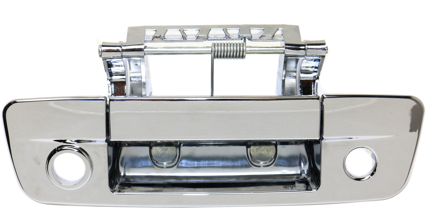 AM RAM FULL SIZE 13-22 TAILGATE HANDLE Outside All Chrome w Camera Hole Type 1 Includes 19-23-1500 Classic SKU REPF580729 Partslink CH1915130 OEM 68197873AA PFM