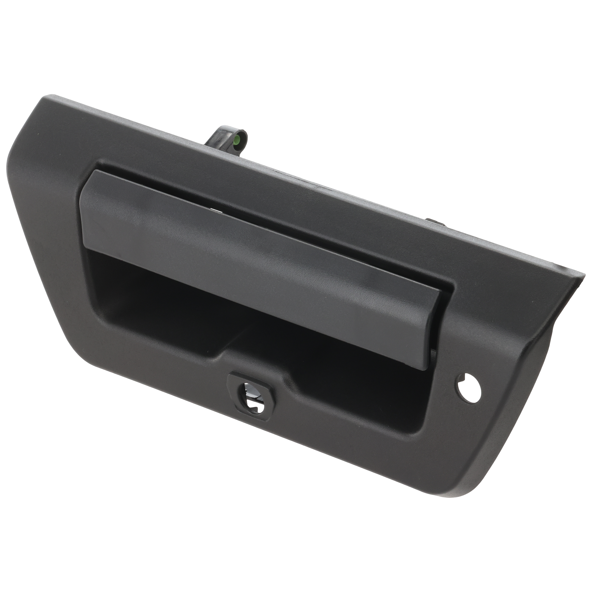AM F 150-15-17 TAILGATE HANDLE Manual Locking Txtd Blk w Camera hole and LED Lamp hole XL XLT models SKU REPF580733 WC OEM FL3Z9943400AA PFM