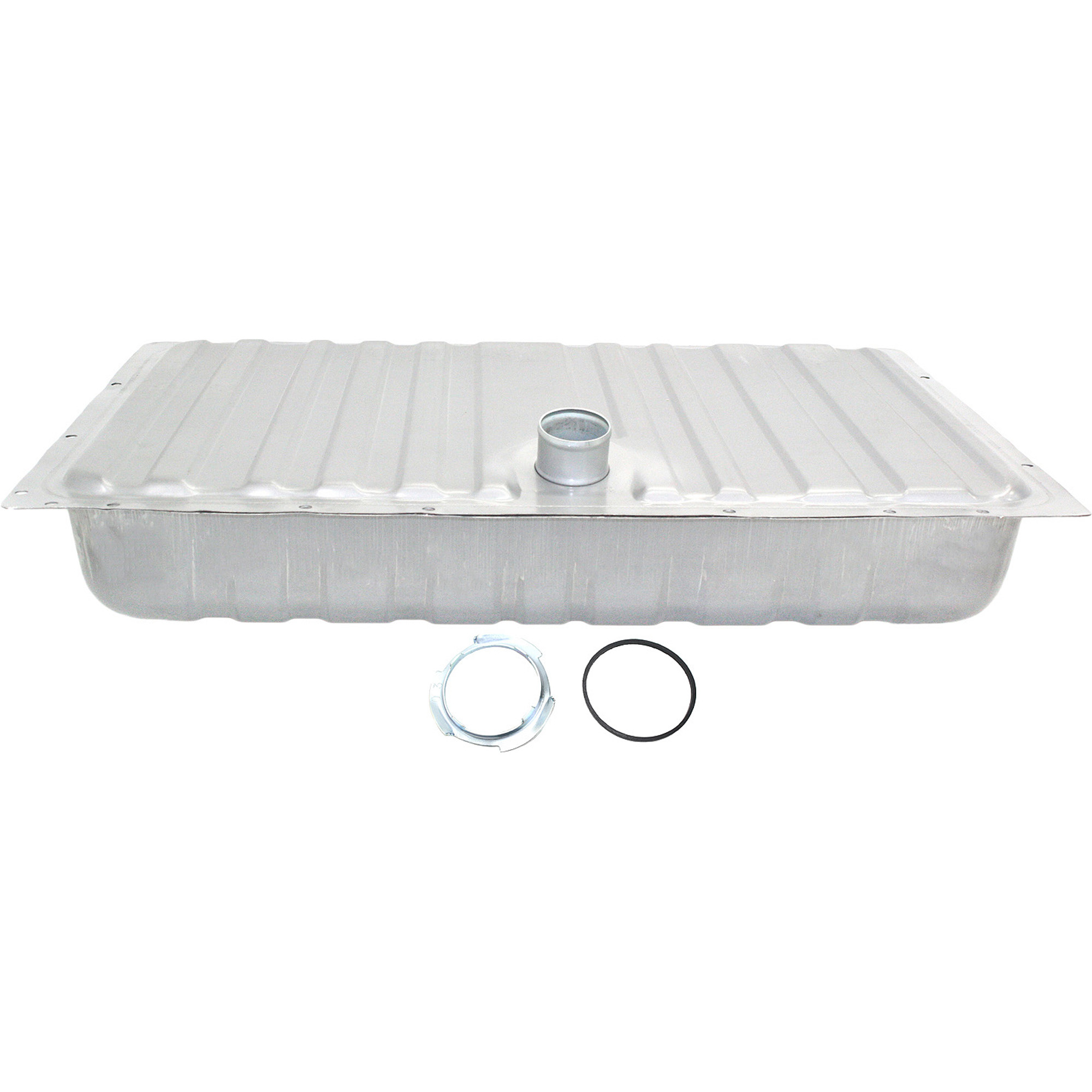 AM MUSTANG 64-68 FUEL TANK Steel w o Drain Plug 16 Gal. SKU REPF670121 Partslink FO3900102 OEM C5ZZ9002D