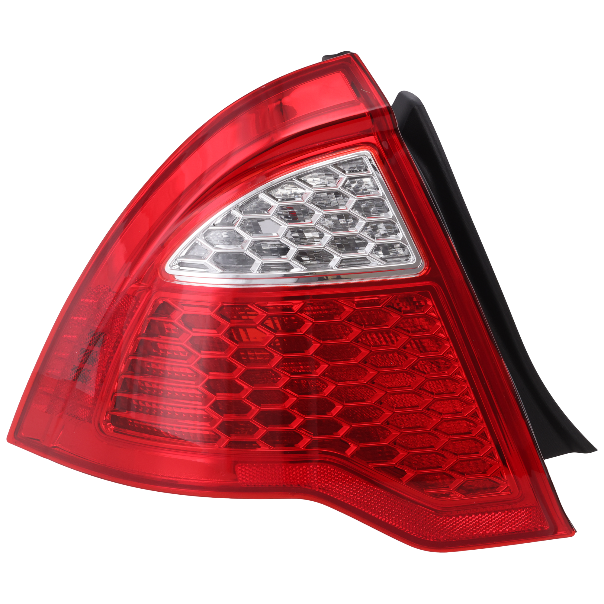 AM FUSION 10-12 TAIL LAMP LH Lens and Housing Halogen CAPA SKU REPF730120Q Partslink FO2818147C OEM 9E5Z13405A