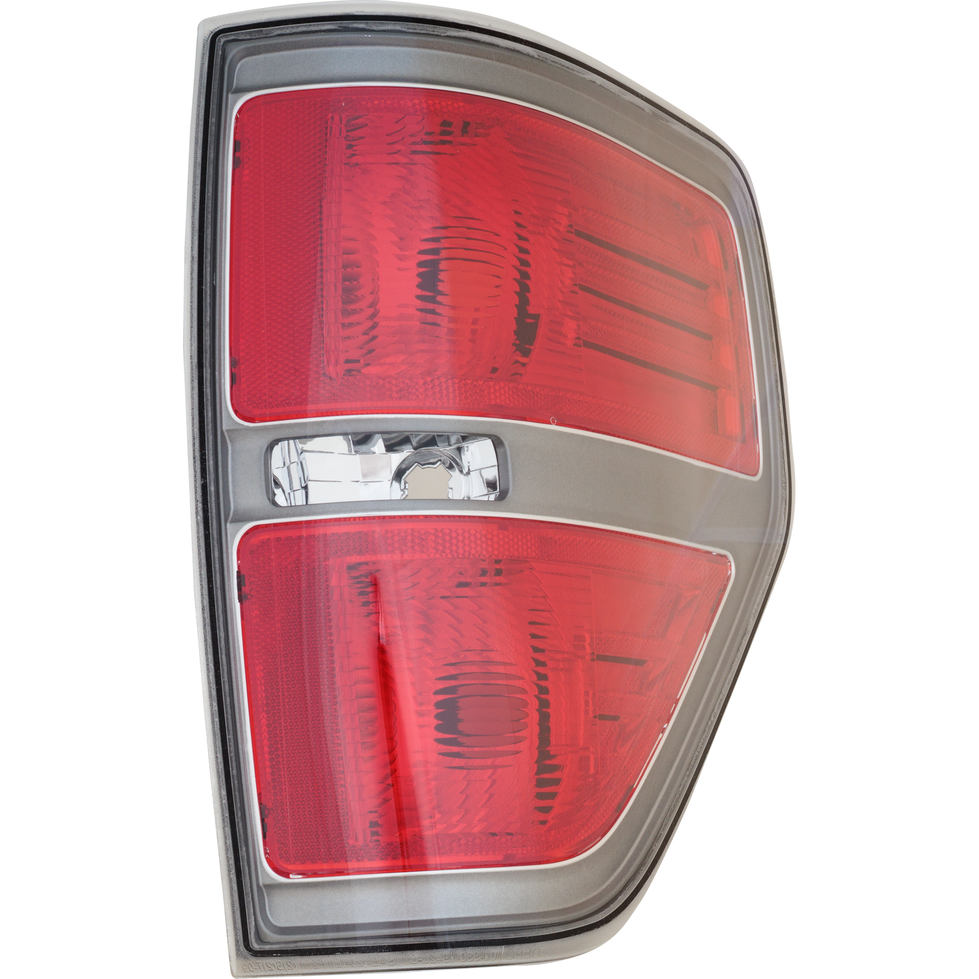 AM F 150-10-14 TAIL LAMP RH Lens and Housing Halogen FX2 Model Styleside w Gray Trim SKU REPF730153 Partslink FO2819150 OEM BL3Z13404AA