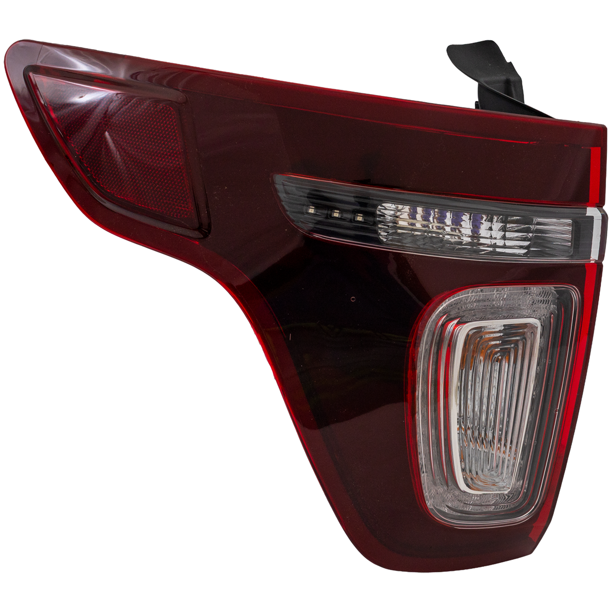 AM EXPLORER 13-15 TAIL LAMP LH Assembly Clear Red and Smoked Lens SKU REPF730178 Partslink FO2800230 OEM DB5Z13405C