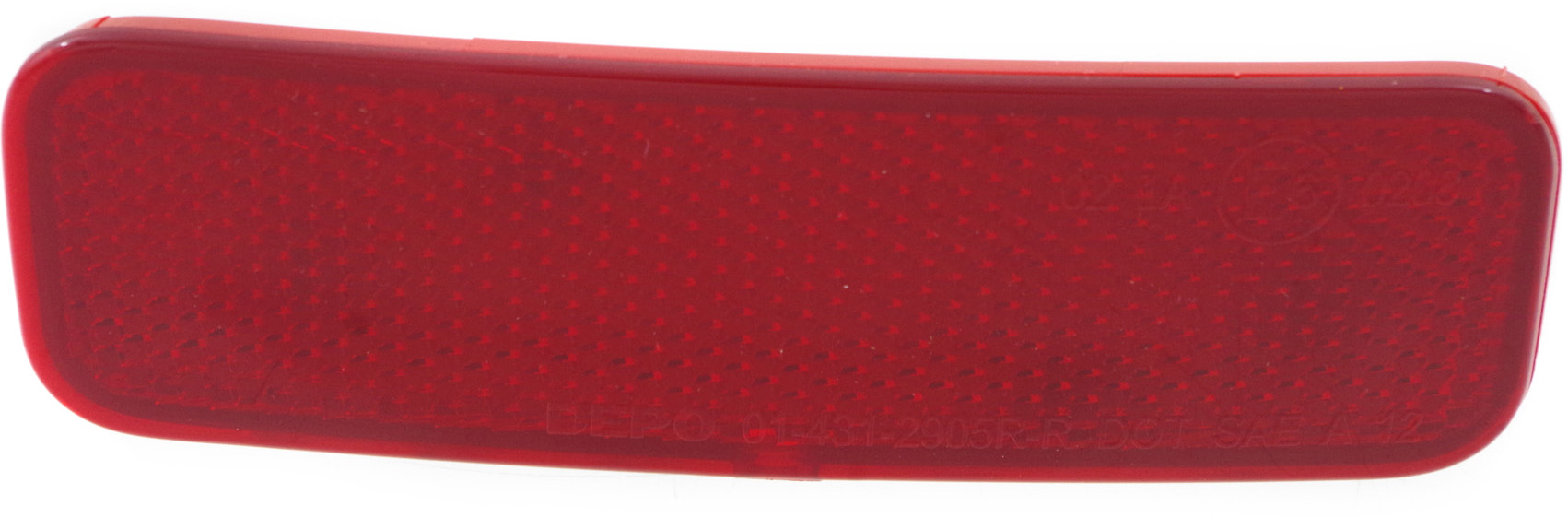 AM TRANSIT CONNECT 14-23 REAR BUMPER REFLECTOR RH 23-23 Passenger Van CAPA SKU REPF734907Q Partslink FO1185106C OEM BK2Z13A565B