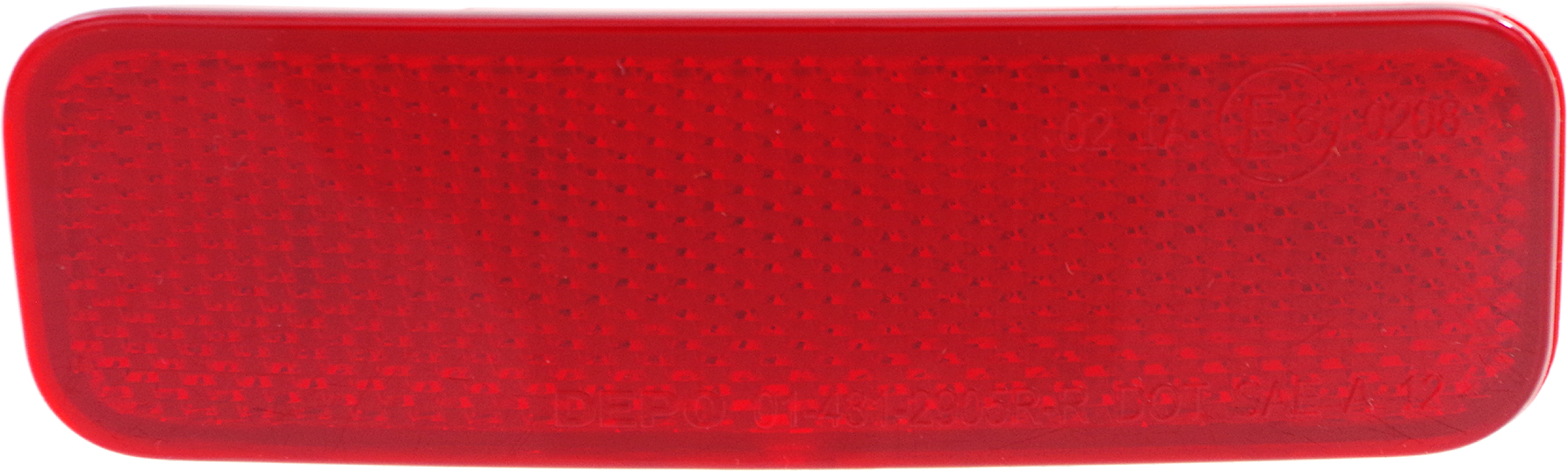 AM TRANSIT CONNECT 14-23 REAR BUMPER REFLECTOR RH 23-23 Passenger Van SKU REPF734907 Partslink FO1185106 OEM BK2Z13A565B