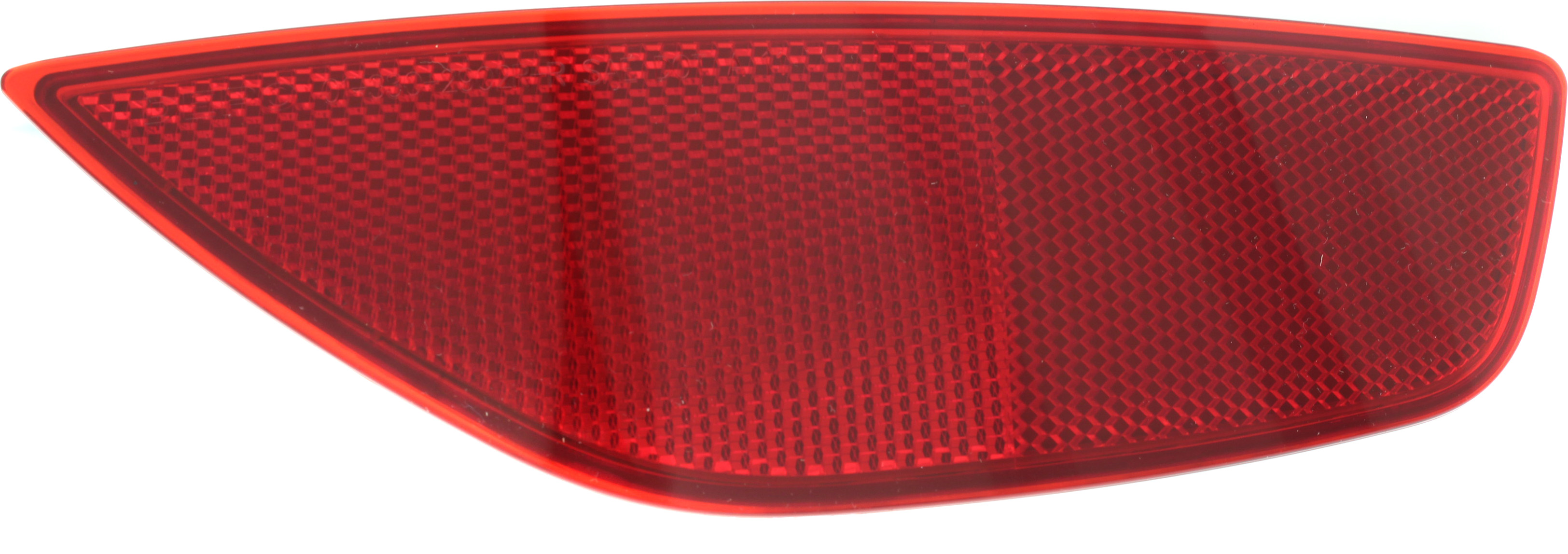 AM FIESTA 11-19 REAR BUMPER REFLECTOR RH Hatchback CAPA SKU REPF734911Q Partslink FO1185107C OEM BE8Z15A448AA