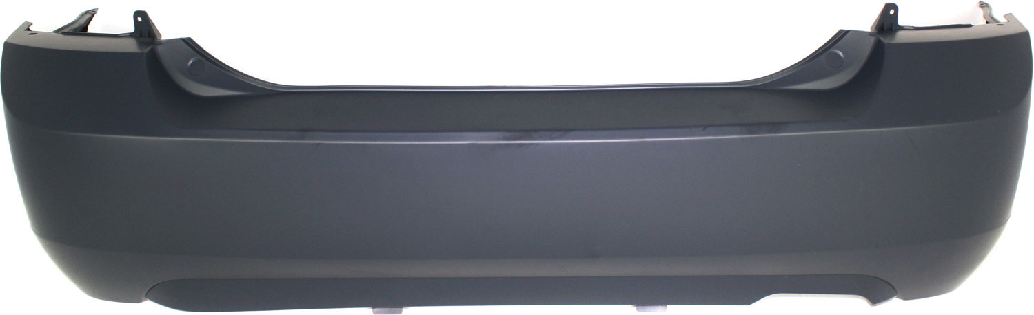 AM FUSION 06-09 REAR BUMPER COVER Primed 2.3L Eng w Single Exhaust Hole SKU REPF760103P Partslink FO1100592 OEM 8E5Z17K835GAPTM