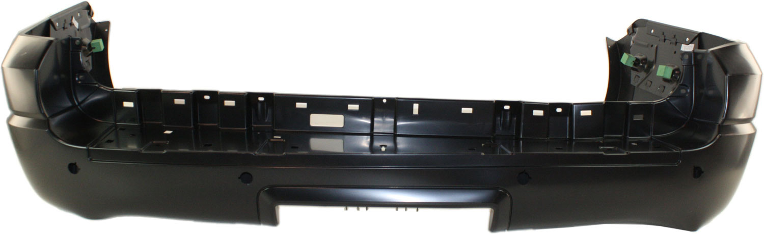 AM EXPEDITION 03-06 REAR BUMPER COVER Primed w Rear Obj Snsr Holes Eddie Bauer Limited XLT Sport Models SKU REPF760108P Partslink FO1100370 OEM 3L1Z17K835GAB
