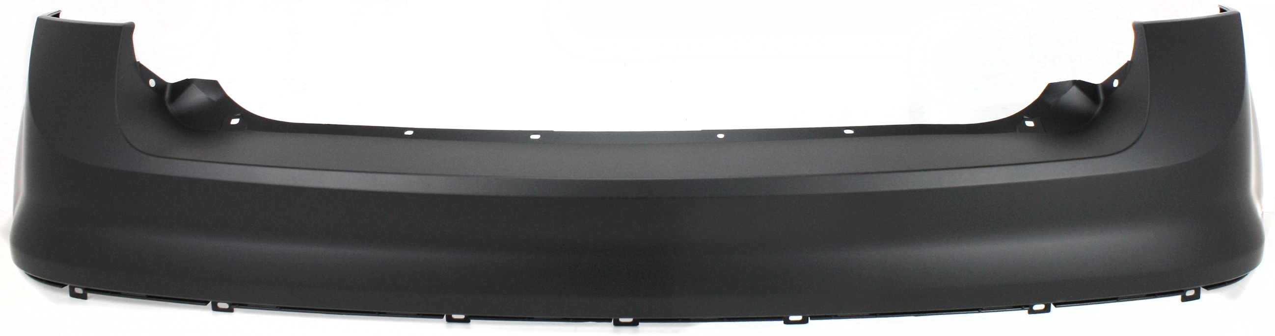 AM EDGE 07-10 REAR BUMPER COVER Upper Primed w o Rear Obj Snsr Holes SKU REPF760116P Partslink FO1100615 OEM 7T4Z17K835APTM