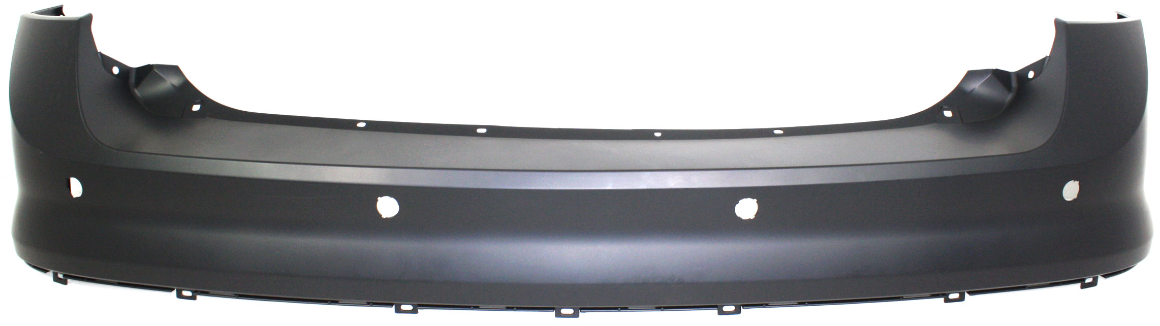 AM EDGE 07-10 REAR BUMPER COVER Upper Primed w Rear Obj Snsr Holes SKU REPF760125P Partslink FO1100616 OEM 7T4Z17K835BPTM