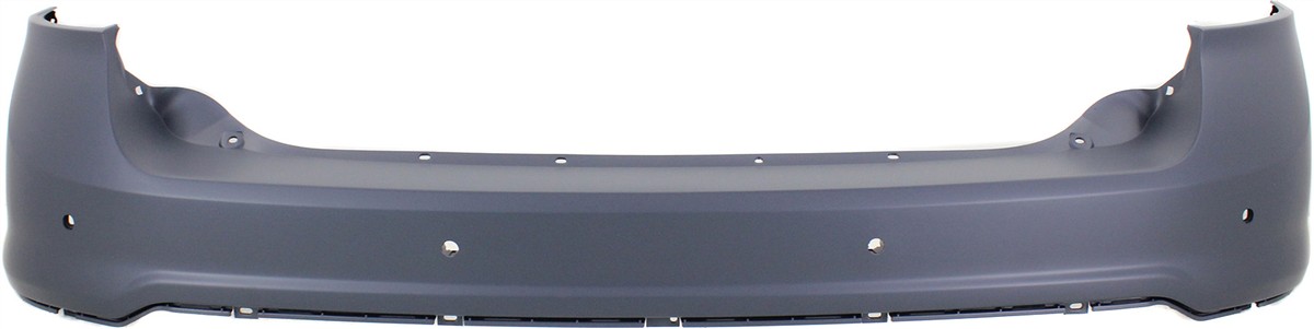 AM EDGE 11-14 REAR BUMPER COVER Upper Primed w Rear Obj Snsr Holes CAPA SKU REPF760141PQ Partslink FO1114101C OEM BT4Z17810BPTM