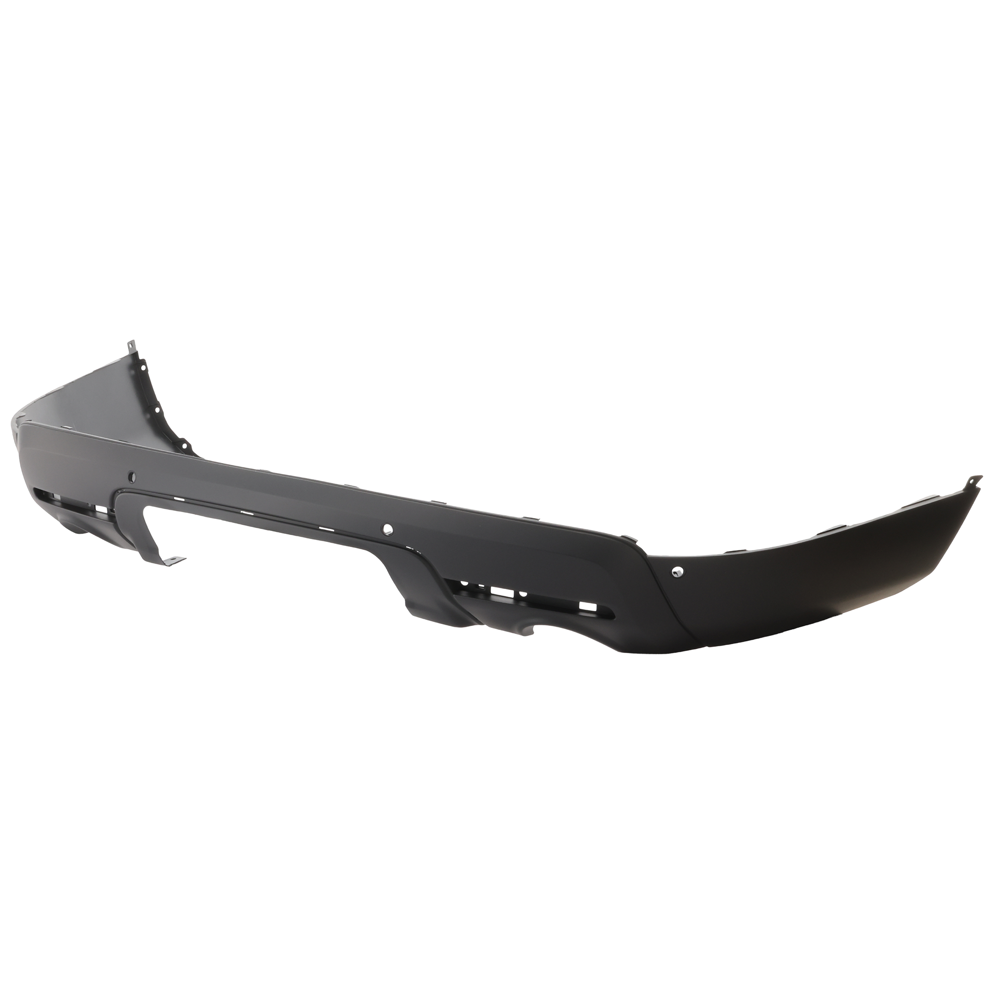 AM EXPLORER 11-15 REAR BUMPER COVER Lower Txtd w Towing Pkg w Obj Snsr Holes CAPA SKU REPF760145Q Partslink FO1115103C OEM BB5Z17F828EA