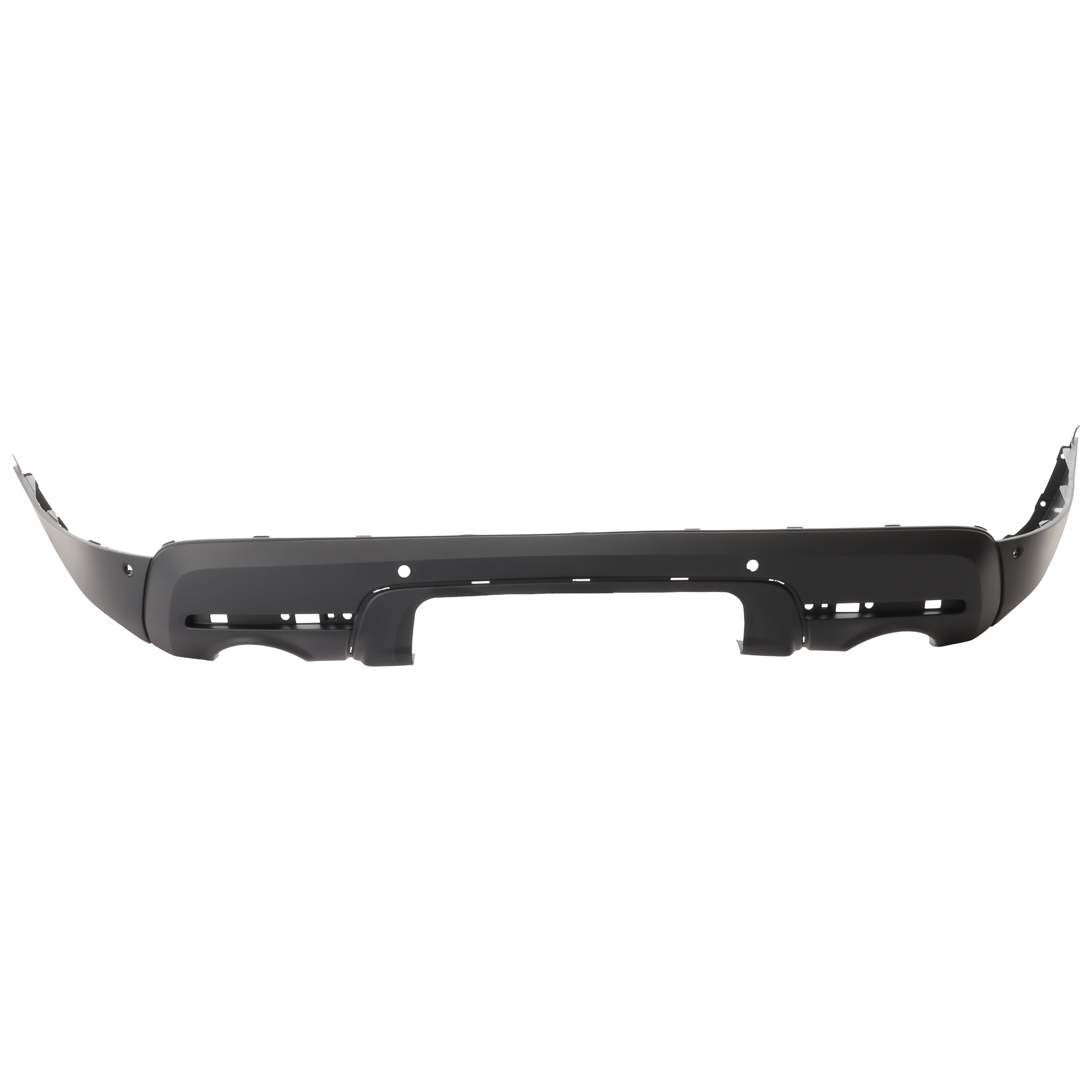 AM EXPLORER 11-15 REAR BUMPER COVER Lower Txtd w Towing Pkg w Obj Snsr Holes SKU REPF760145 Partslink FO1115103 OEM BB5Z17F828EA