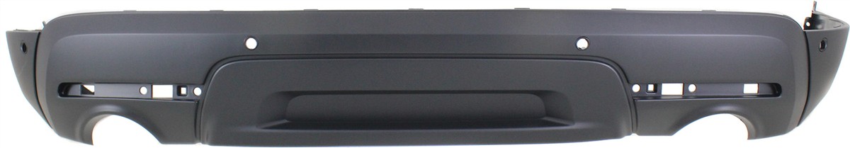 AM EXPLORER 11-15 POLICE INTERCEPTOR UTILITY 13-15 REAR BUMPER COVER Lower Textured w o Towing Pkg w Rear Object Sensors Holes SKU REPF760147 Partslink FO1115105 OEM BB5Z17F828CA