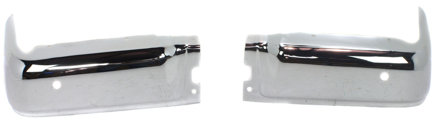 AM F 150-09-14 STEP BUMPER FACE BAR ONLY w o Pad w Pad Provision w o Mounting Bracket Chrome w Rear Object Sensors Holes Exc. Raptor Model Styleside SKU REPF760705 Partslink FO1102372 OEM 9L3Z17906B