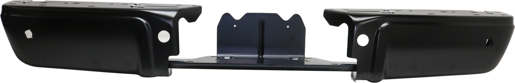 AM F SERIES SUPER DUTY 08-16 STEP BUMPER FACE BAR ONLY w o Pad w Pad Provision w o Mounting Bracket Black w Reinforcement w Rear Object Sensor Holes SKU REPF760902 Partslink FO1102370 OEM 9C3Z17906CPTM