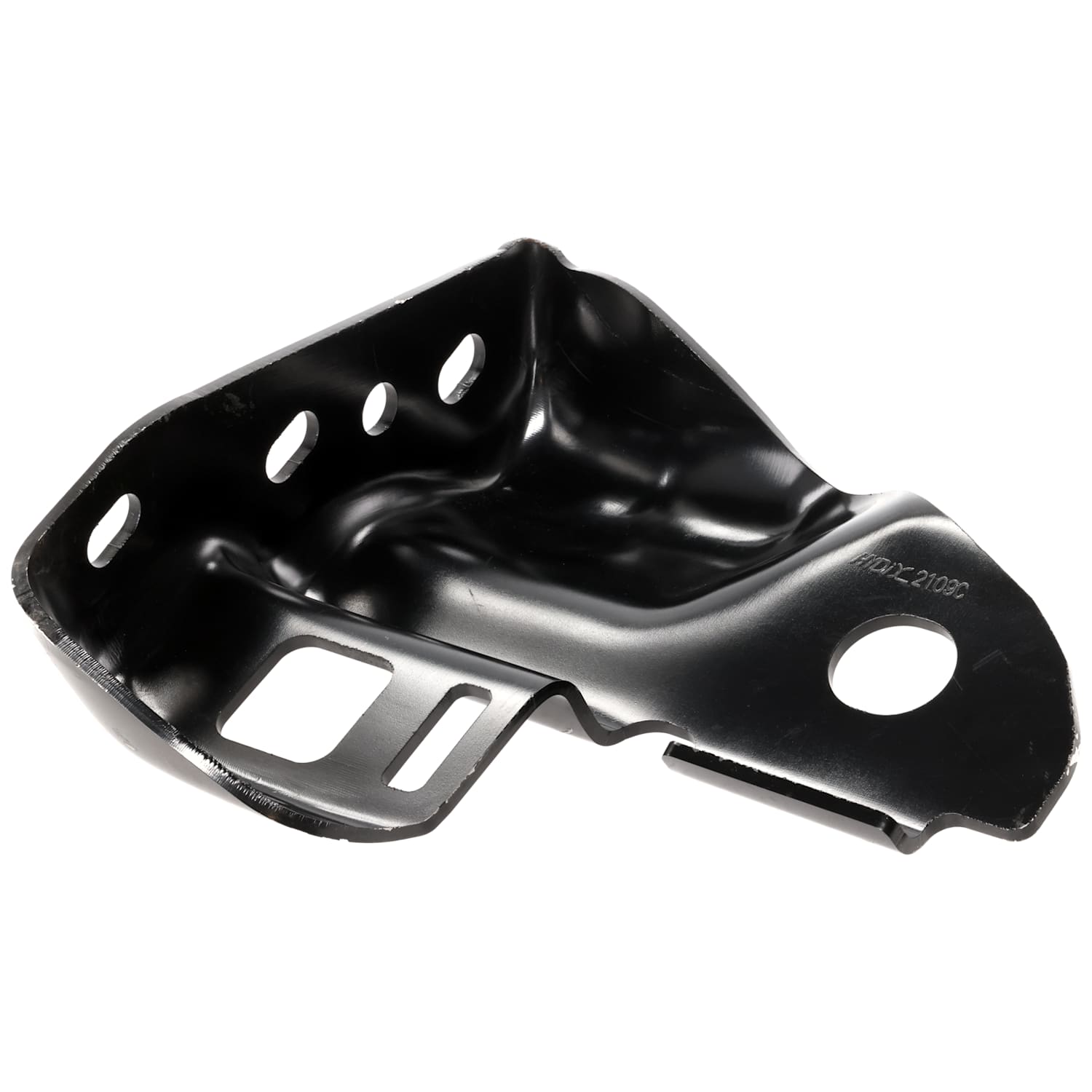 AM F 150-09-14 REAR BUMPER BRACKET RH Steel Exc. Raptor Model Styleside SKU REPF762713 Partslink FO1167200 OEM 9L3Z17788B